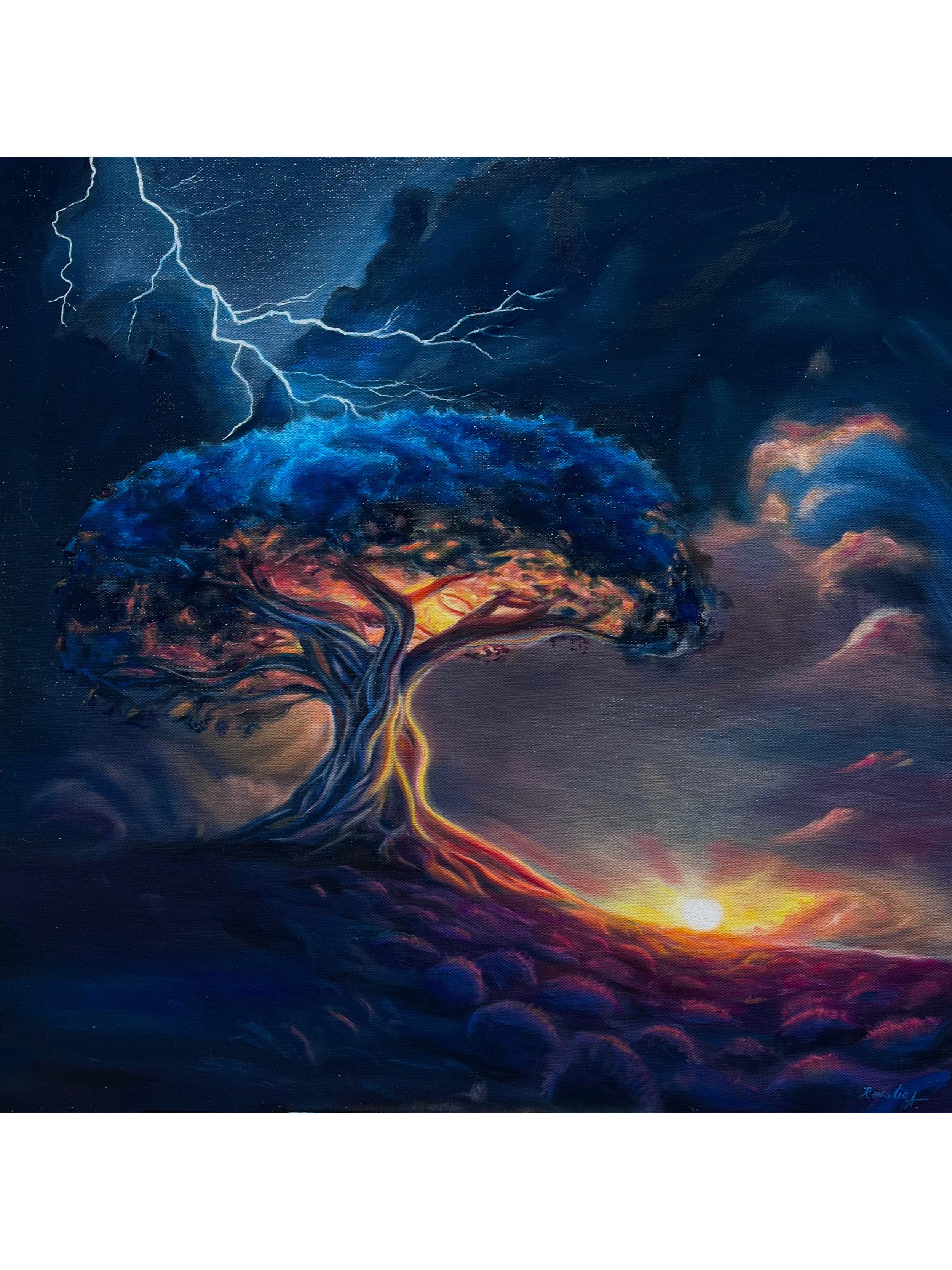 'Lights & Darks' Original Oil Painting