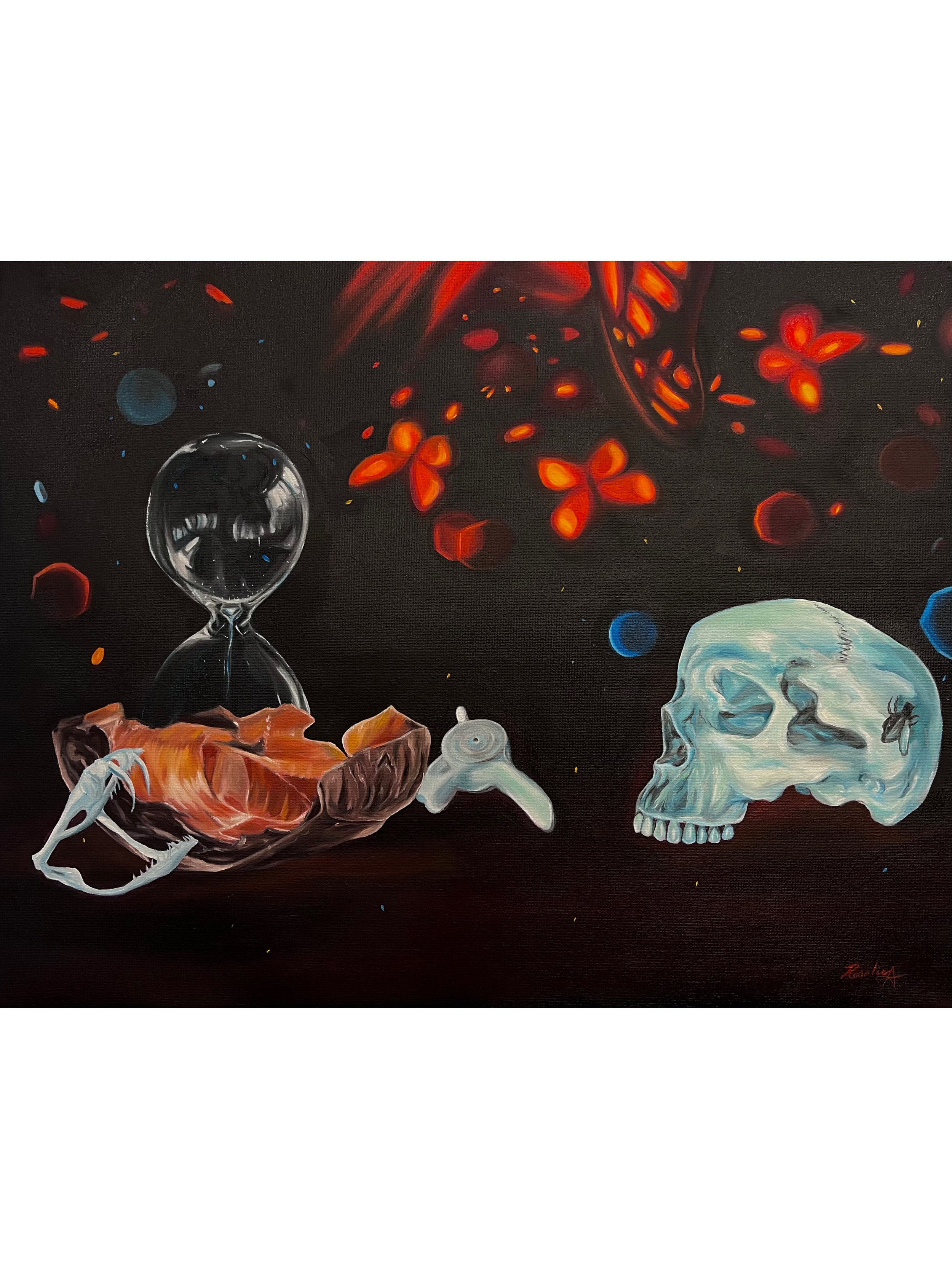 'Spirit Animals' Original Oil Painting