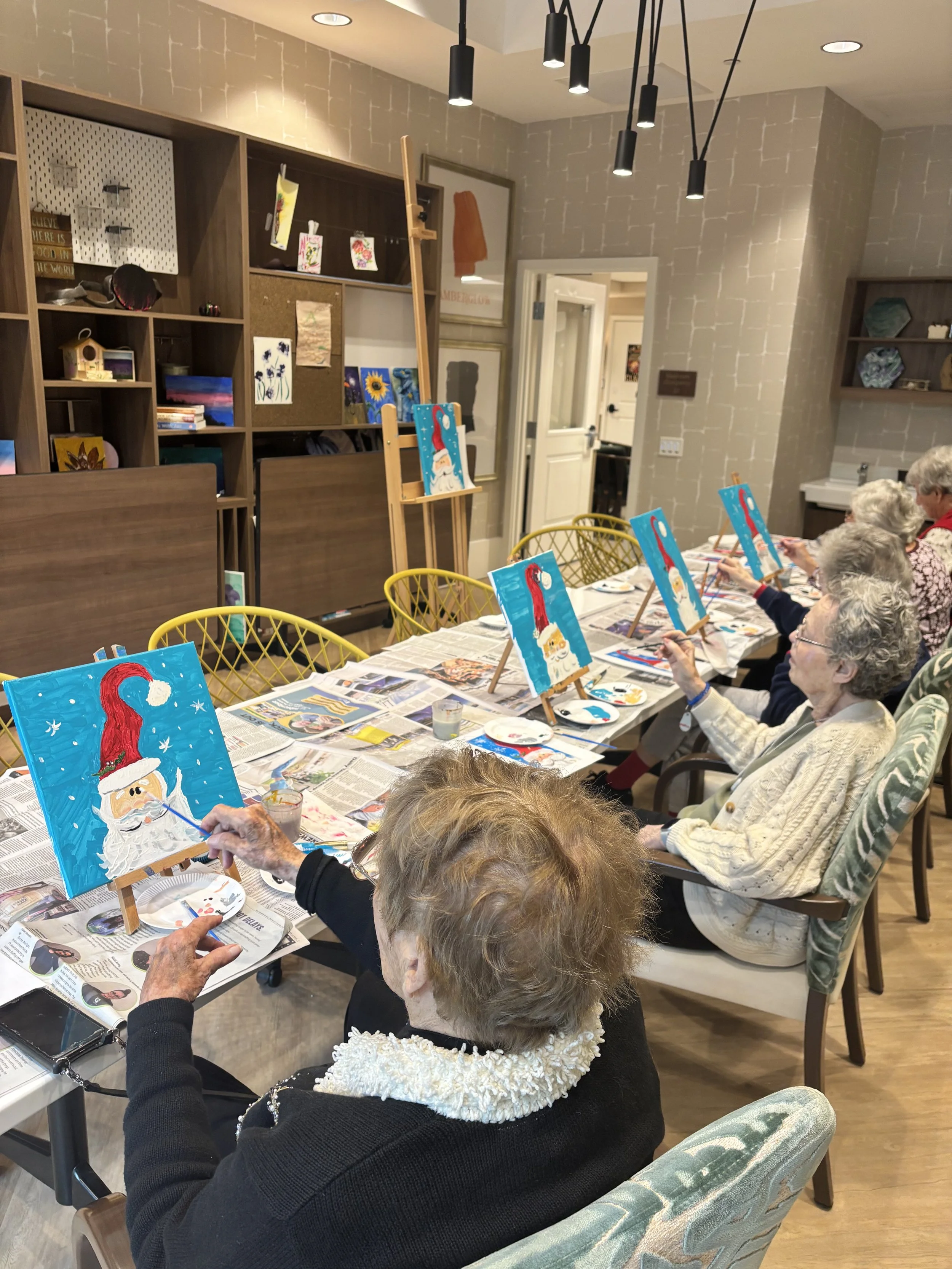 Teaching monthly at Belmont Senior Living in Los Gatos since 2023