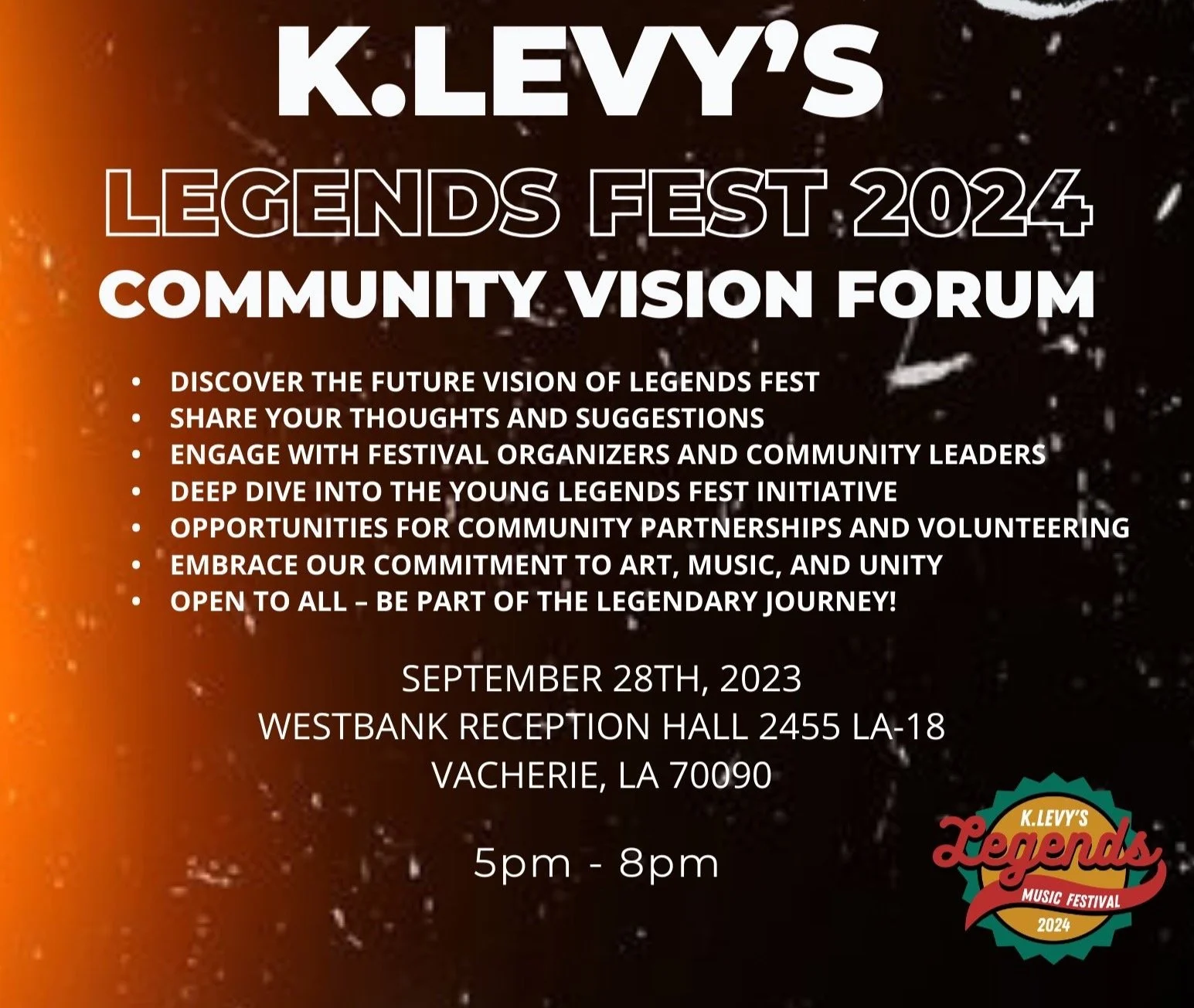Legends fest community vision forum