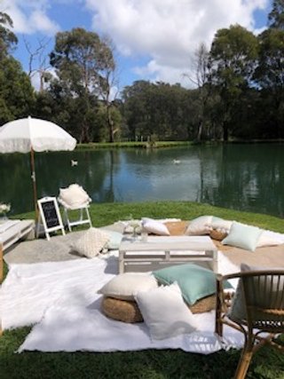 Sage pop up picnic set up Mornington