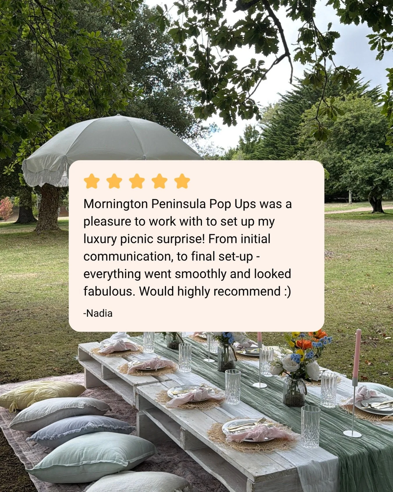 So grateful for all the positive feedback &ndash; this is exactly why we love hosting groups celebrations 🩷 plenty of birthday, hens Brad shower? We&rsquo;d love to help. Link in bio 💌