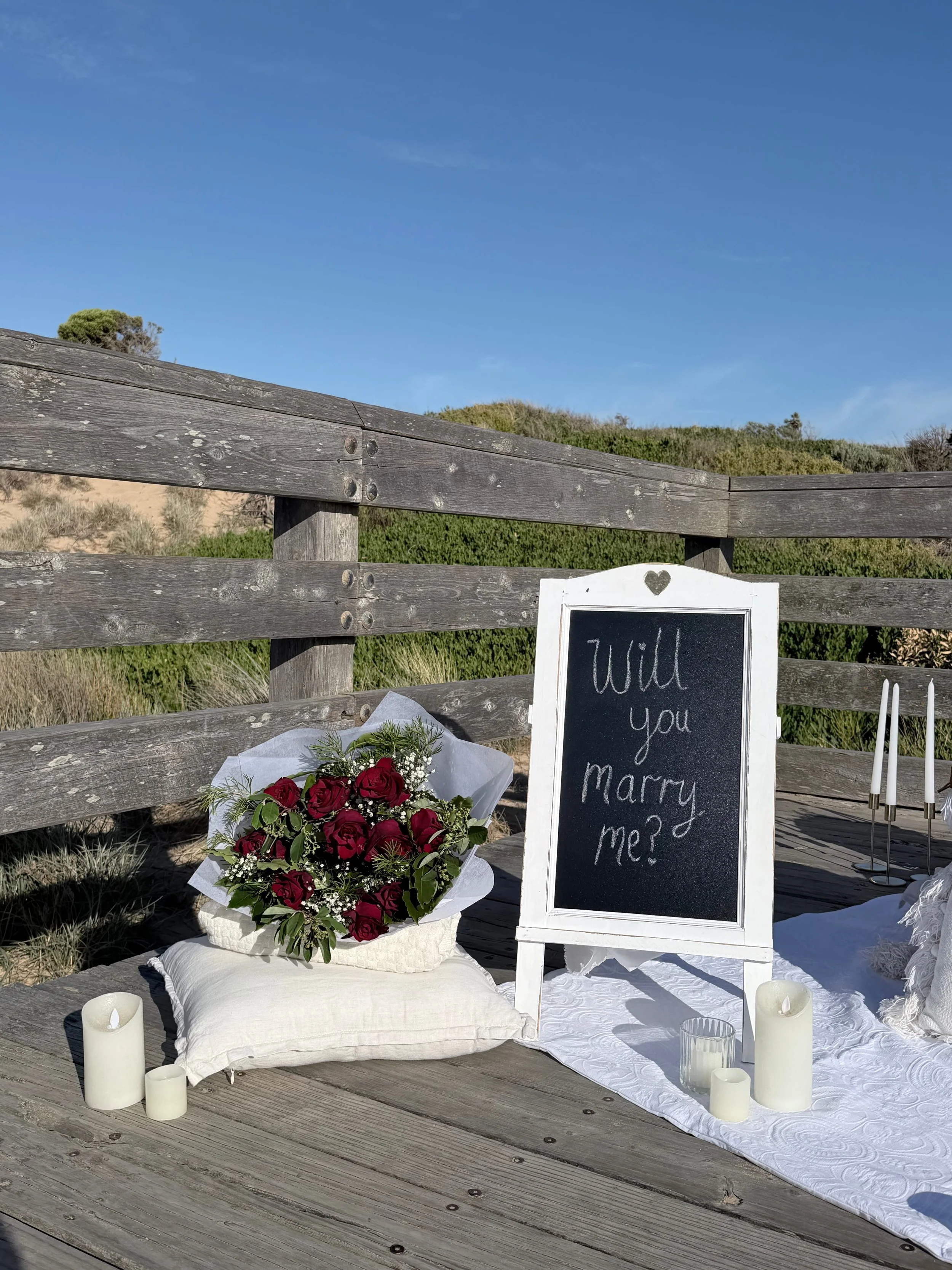 Will you Marry me? sign