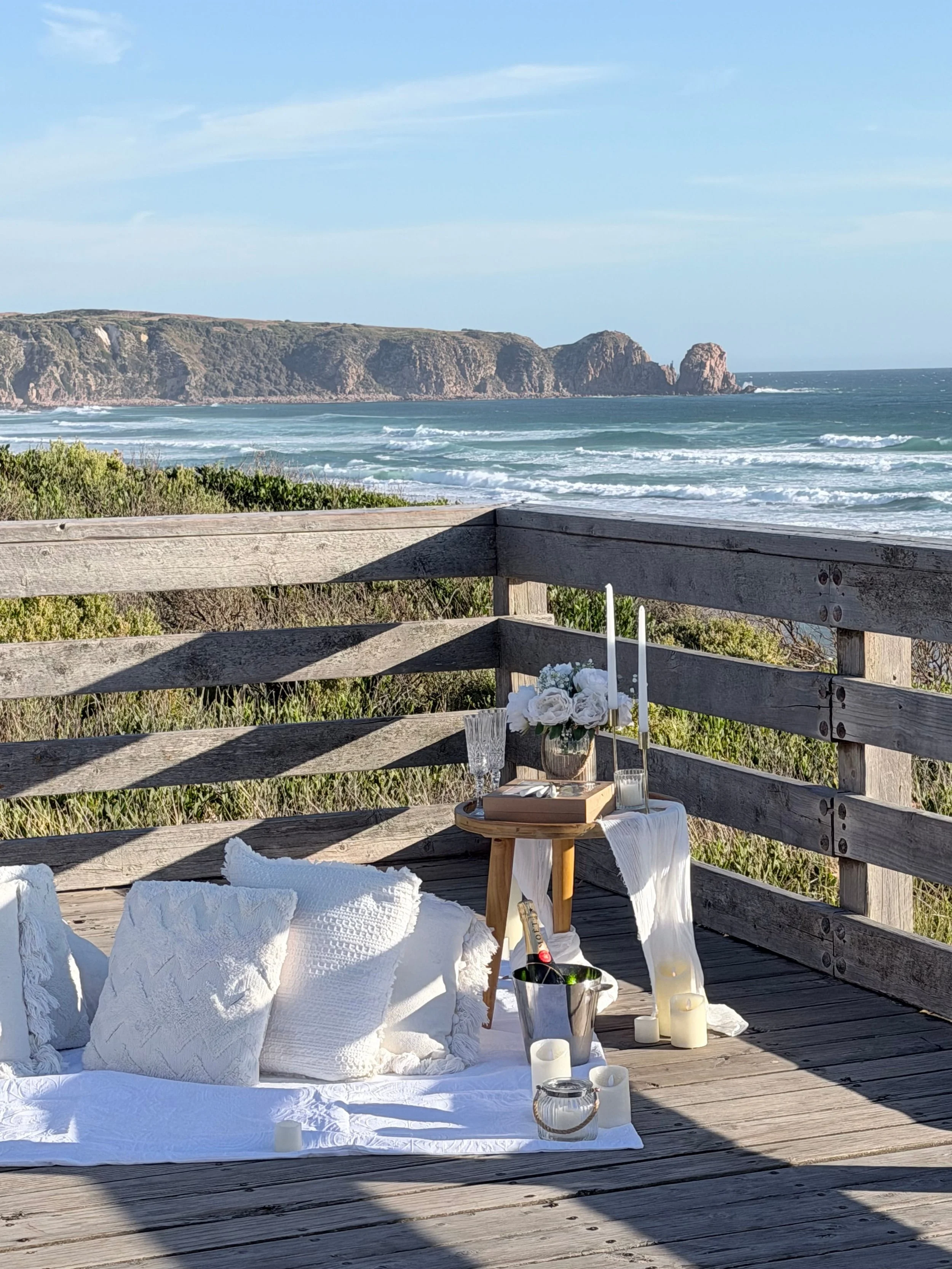 seaside picnic proposal