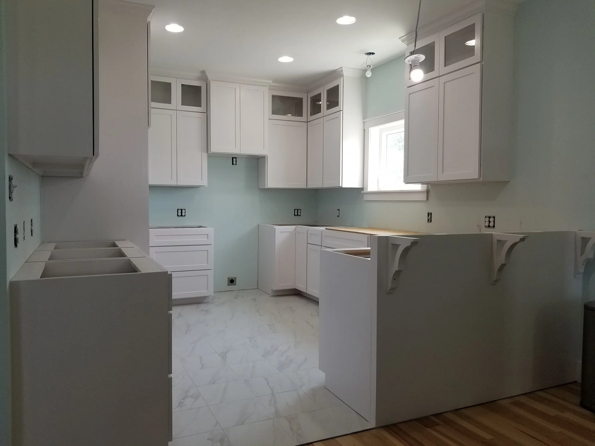 Cabinets for a busy family kitchen where everyone can help