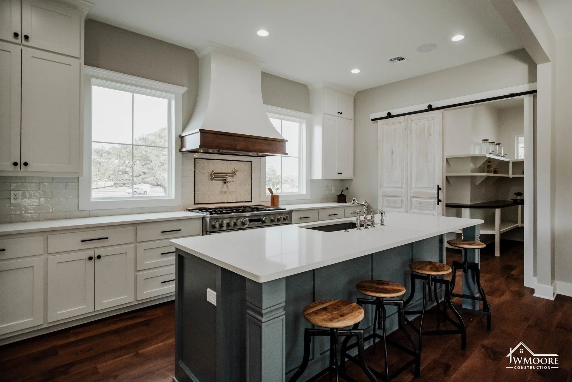 Elegant custom cabinetry for an organized kitchen