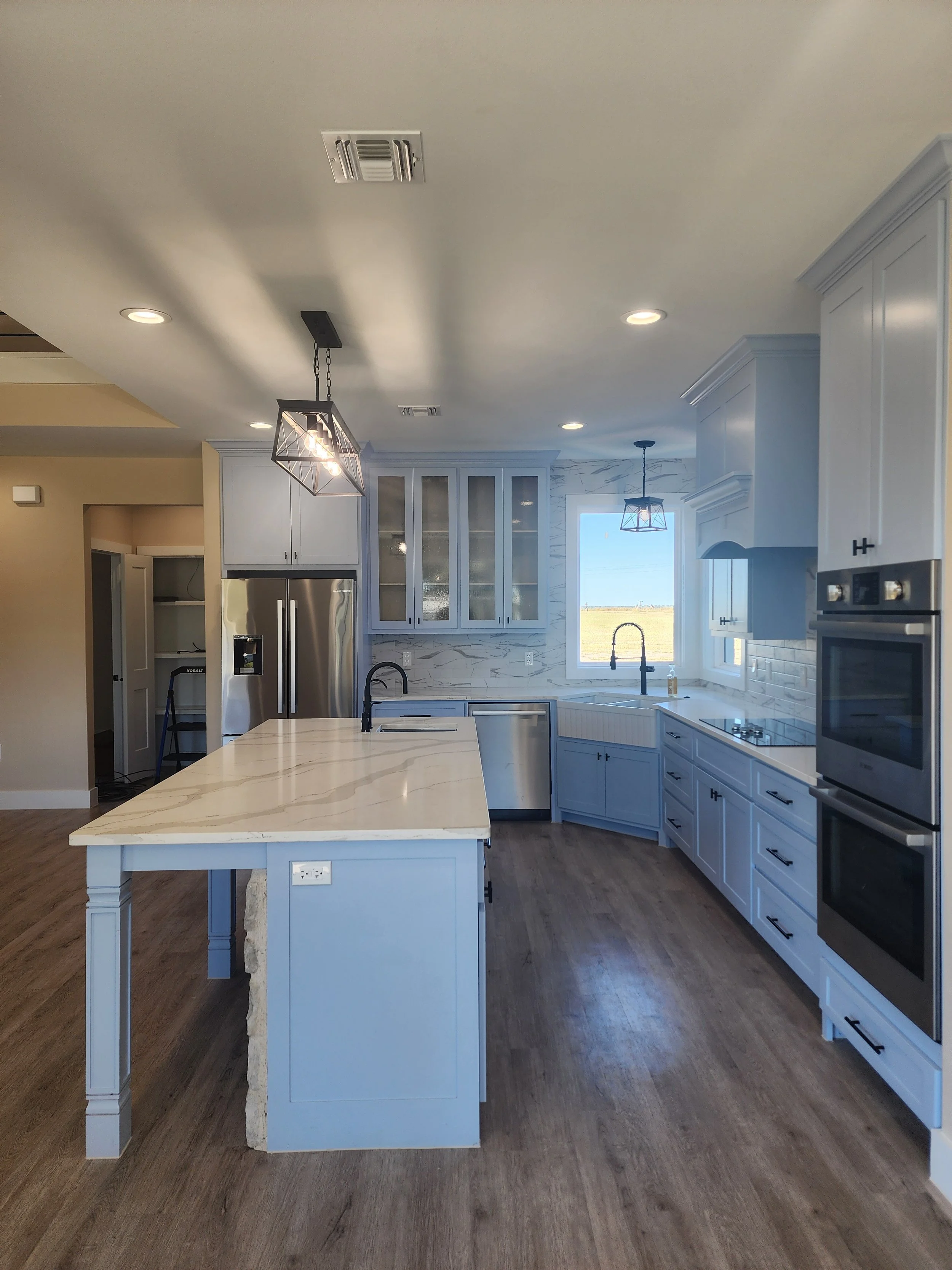 Custom Painted Built-Ins for a Nursery in Port O'Connor, Texas