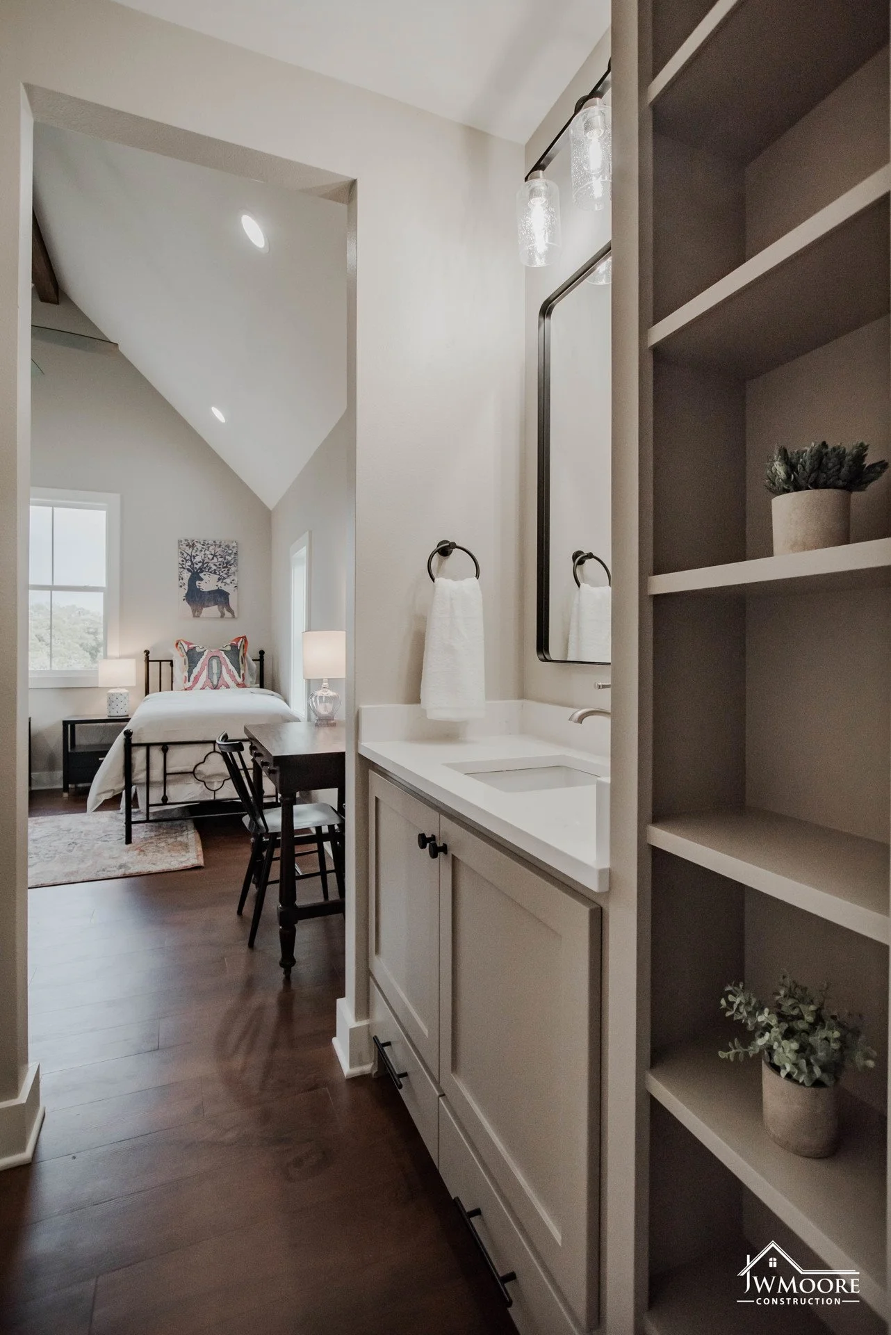 Custom-built storage that matches your home’s charm