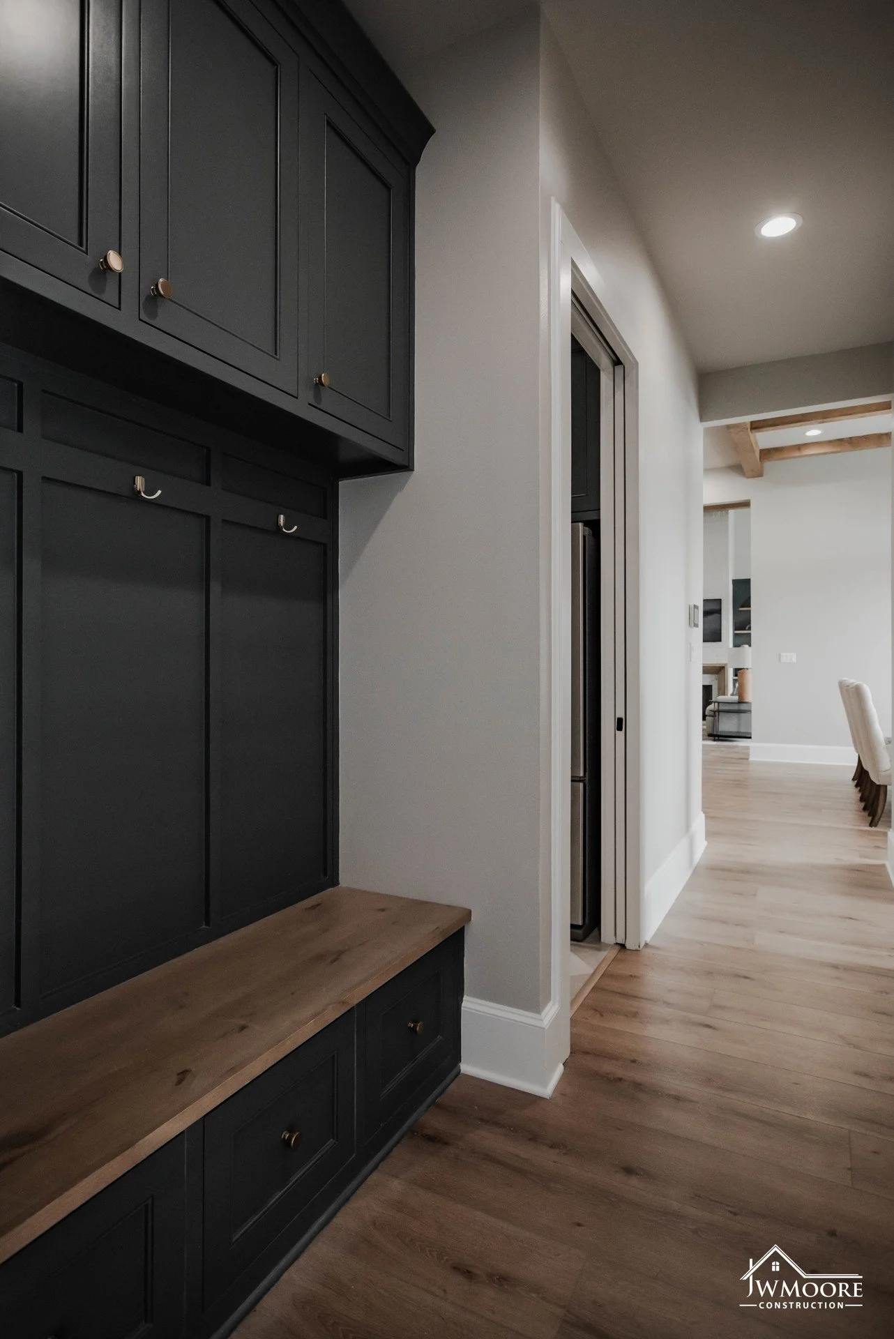 Custom cabinets for easy-to-reach kids' snacks and supplies