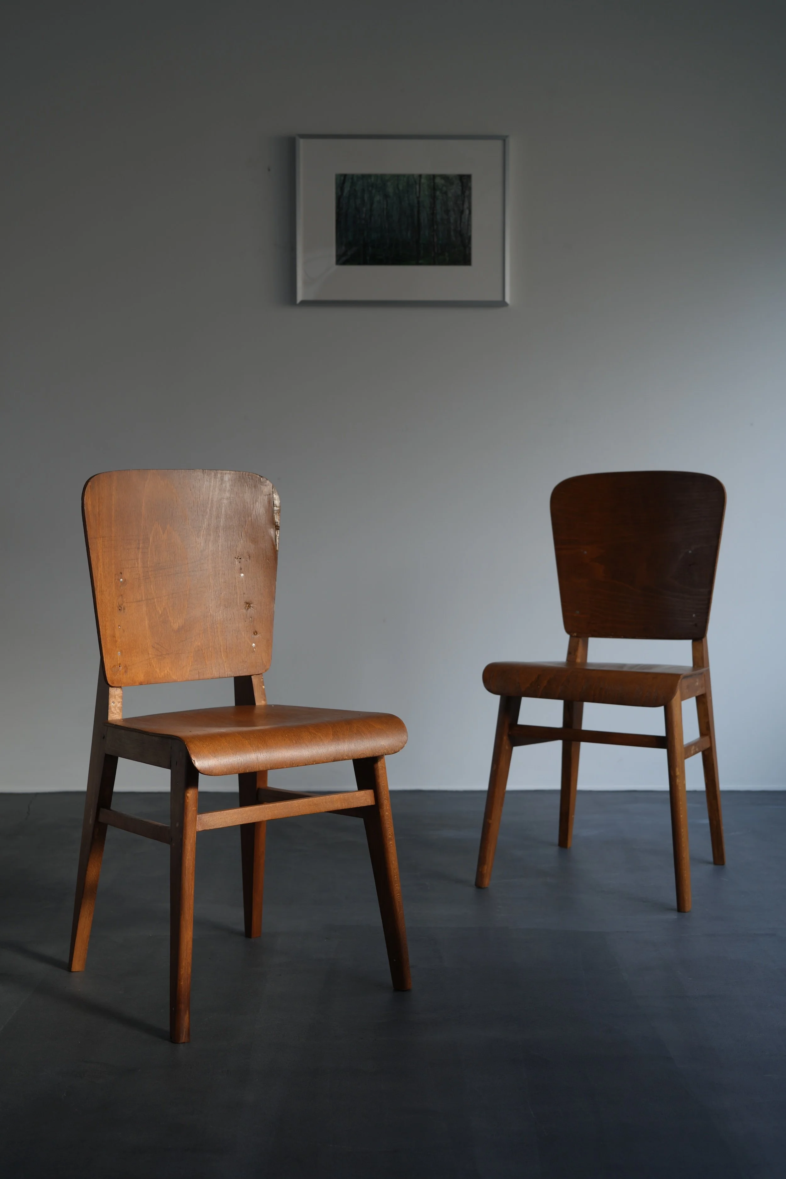 Wood Chair for Vauconsant — ombre