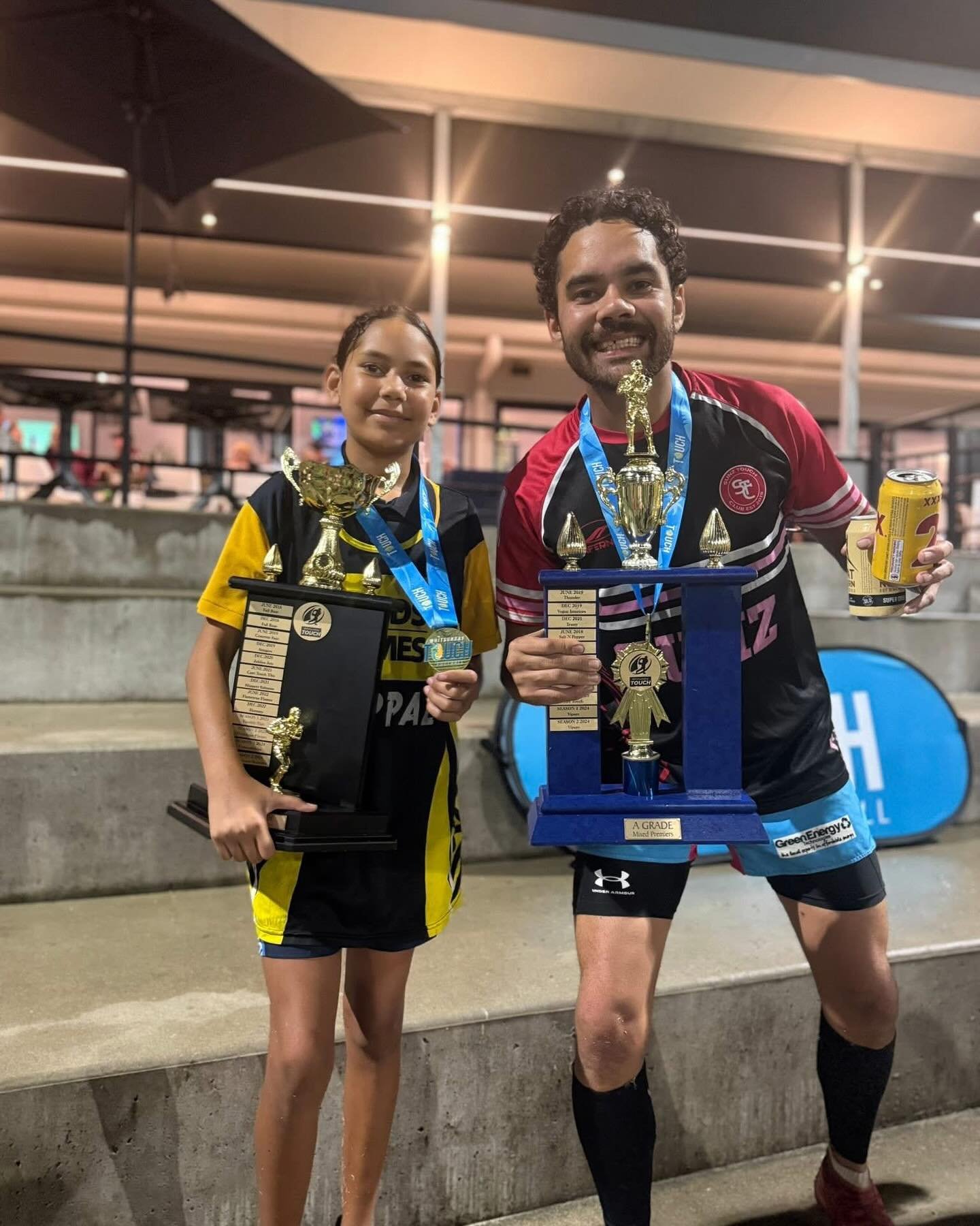 Best wheel barrow pusher and touch player! 🤘🍻