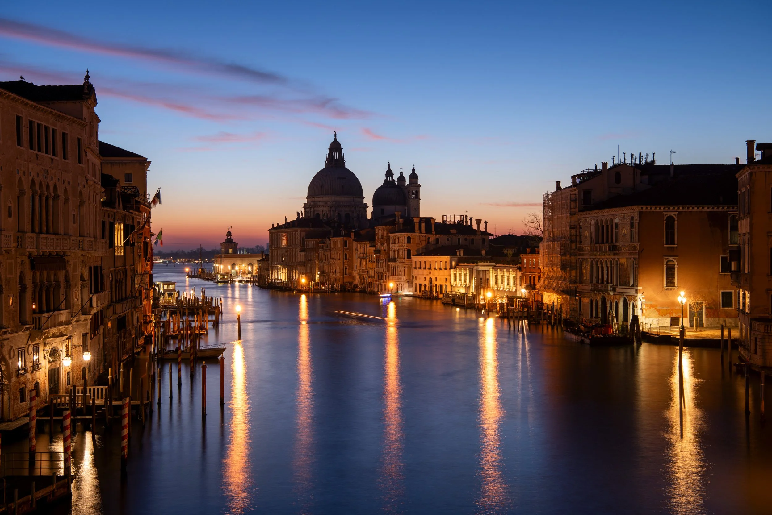 Dawn from the Ponte dell'Accademia 