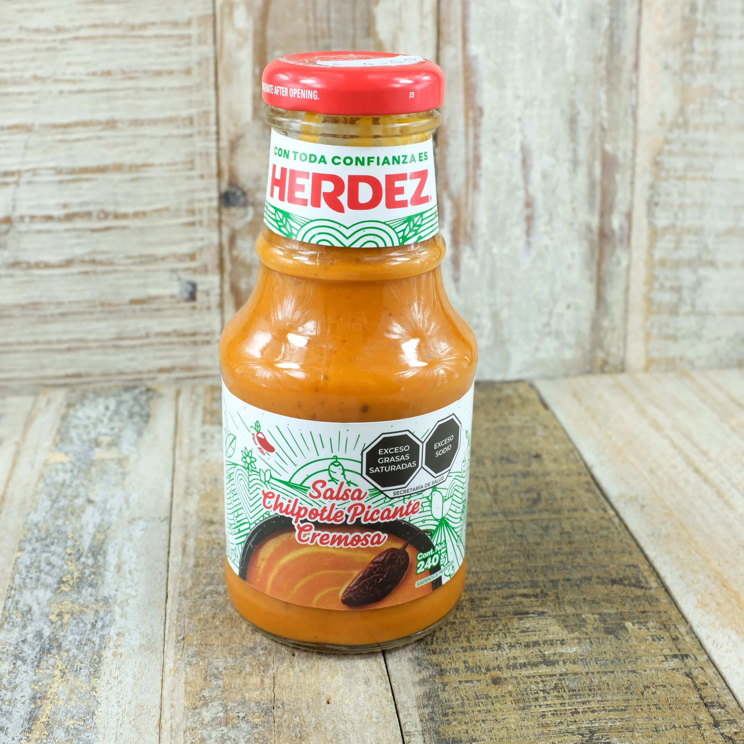 Herdez Spicy Chipotle Salsa Cremoso 240g