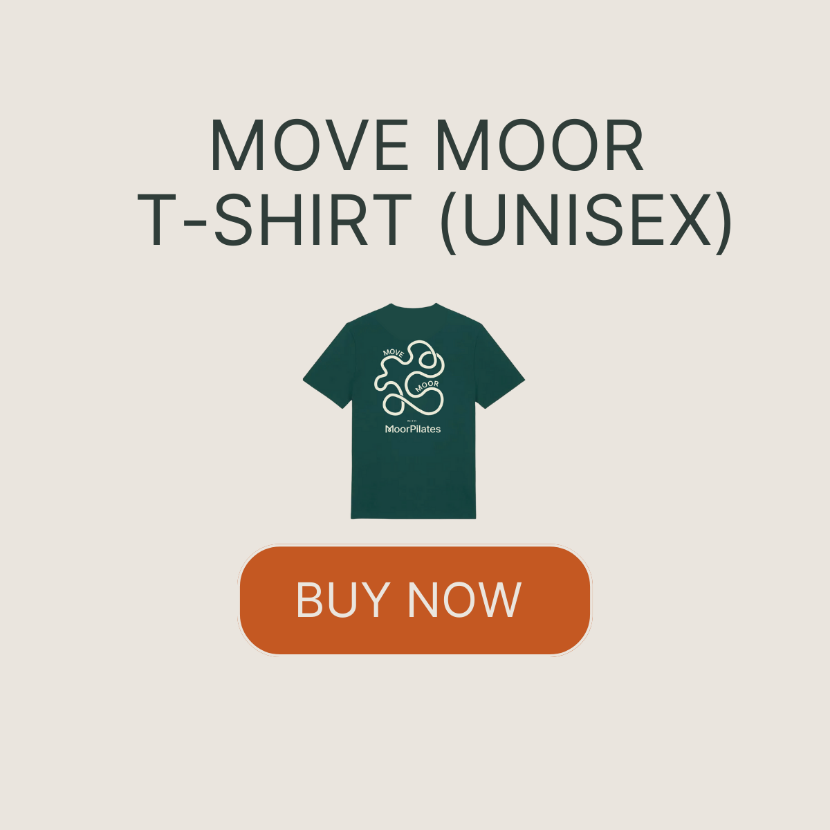 Move Moor T-shirt Unisex in dark green buy now