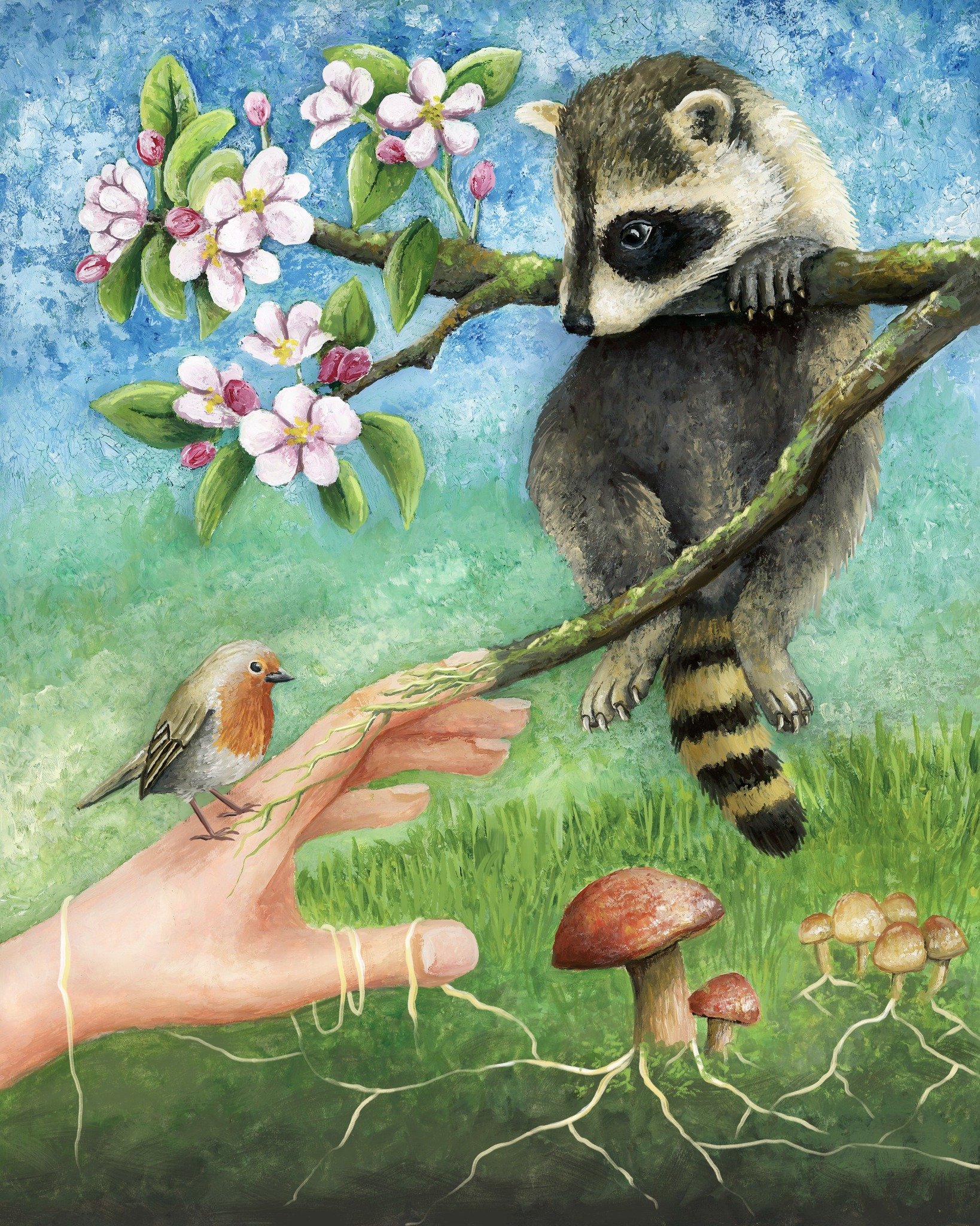 Final prompt of #OurPlanetWeek: Go Beyond 🌿

For this last illustration, I experimented with gouache, a medium I&rsquo;m not very familiar with. Throughout the challenge, I used different materials for each of them, and this one felt like a good way