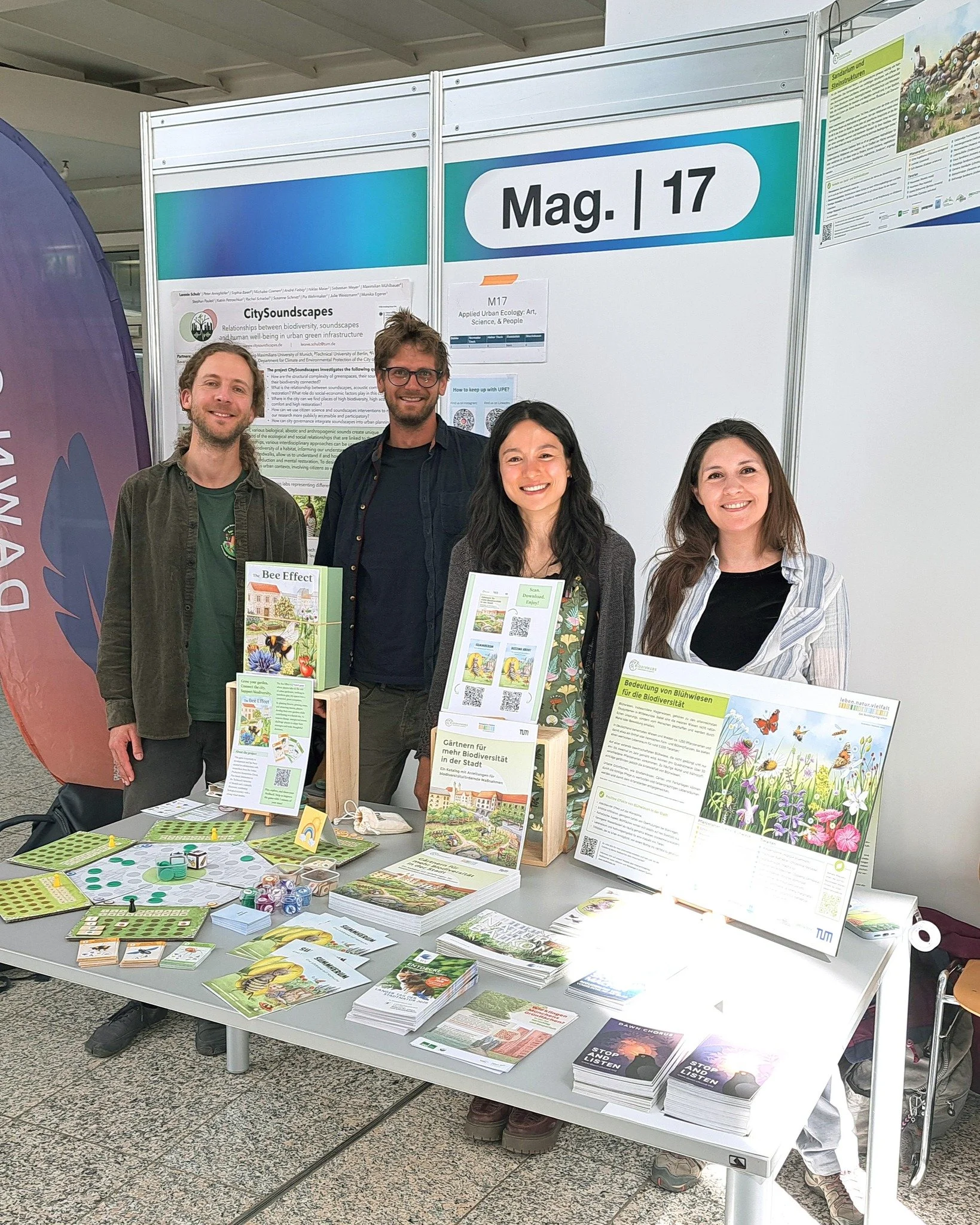 Yesterday was the #TUMSustainabilityDay, where the Chair of Urban Productive Ecosystems hosted a booth.

I am grateful for this long standing art&ndash;science collaboration with the entire team, and for the opportunity to contribute by visualizing a