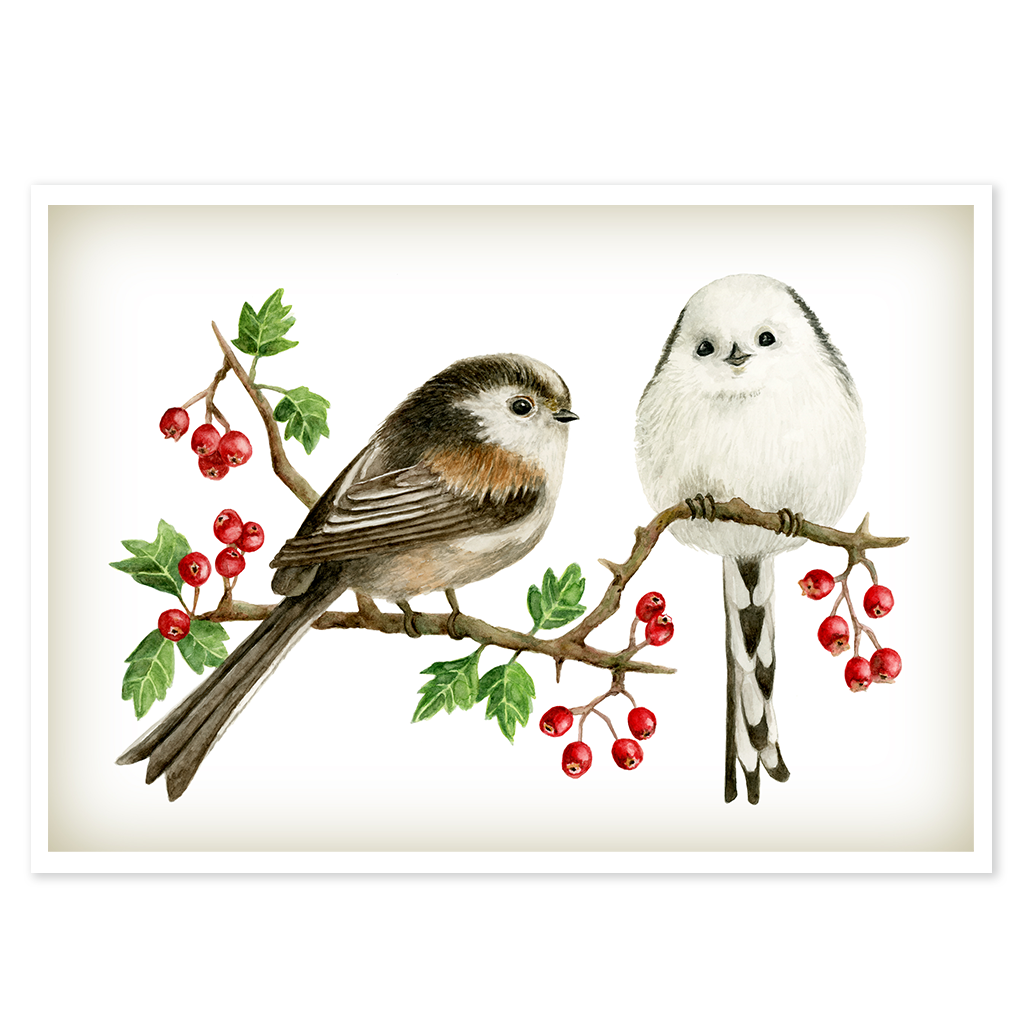 Long-tailed Tits - Print
