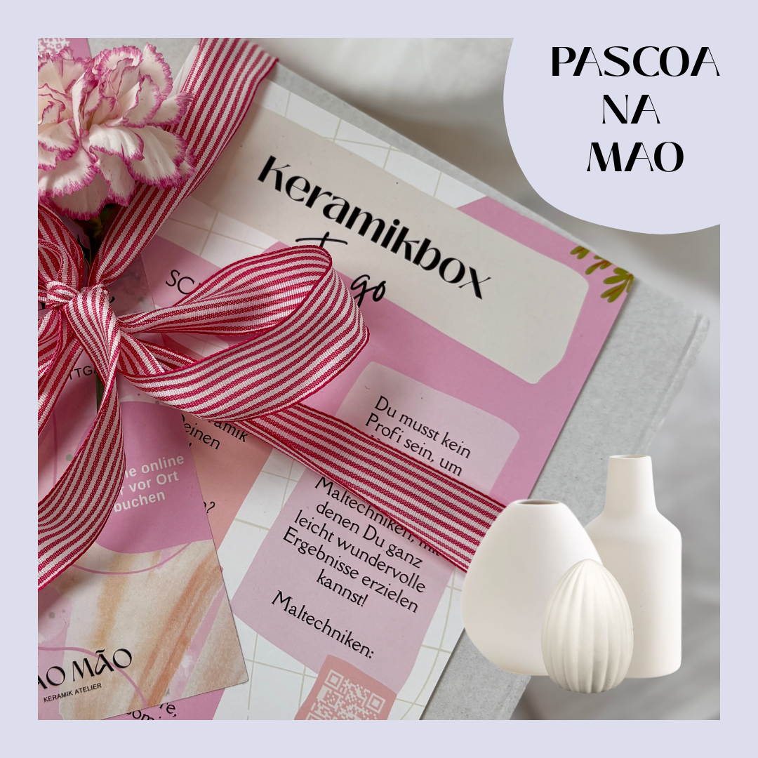 Ostern-Keramikbox: Pascoa na Mão