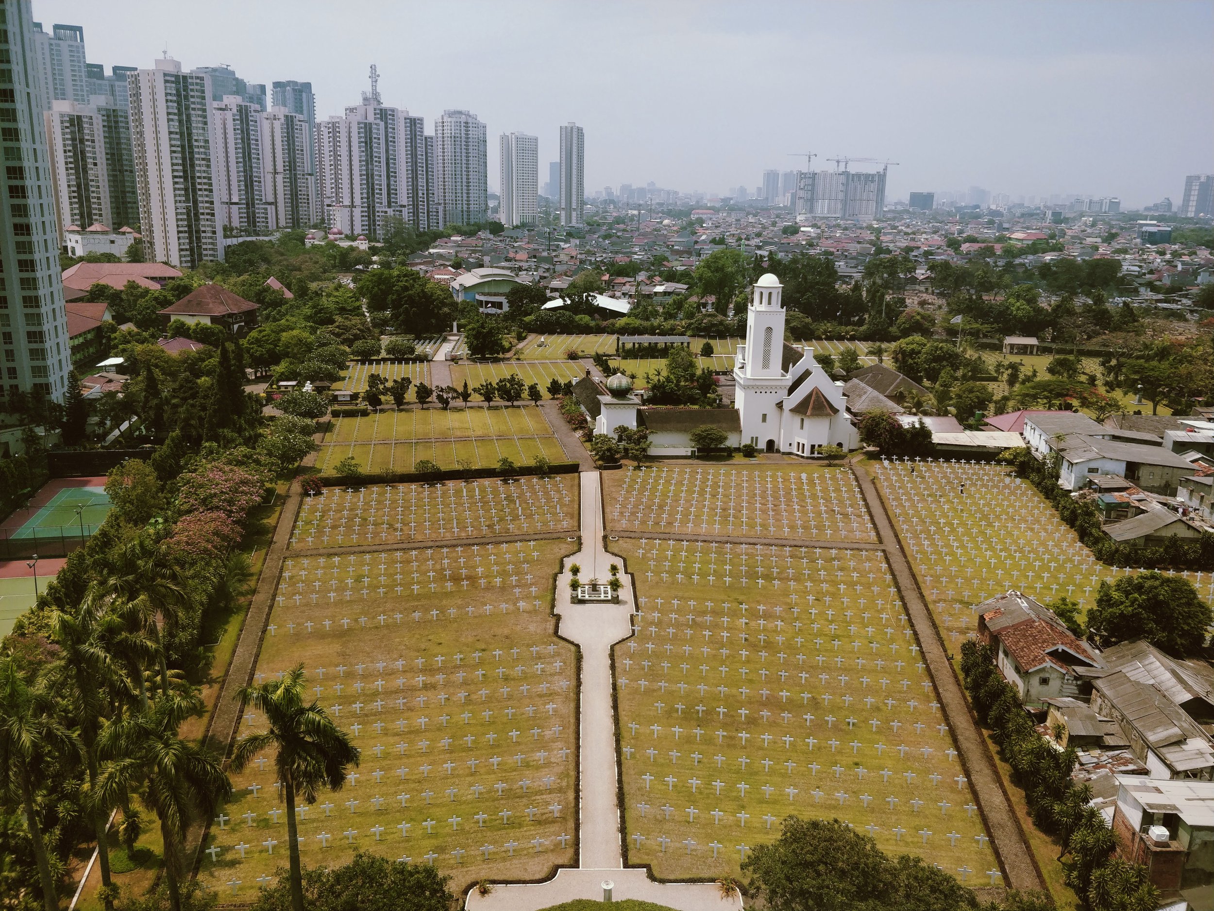 The view from one of my favorite hotels in Jakarta. 