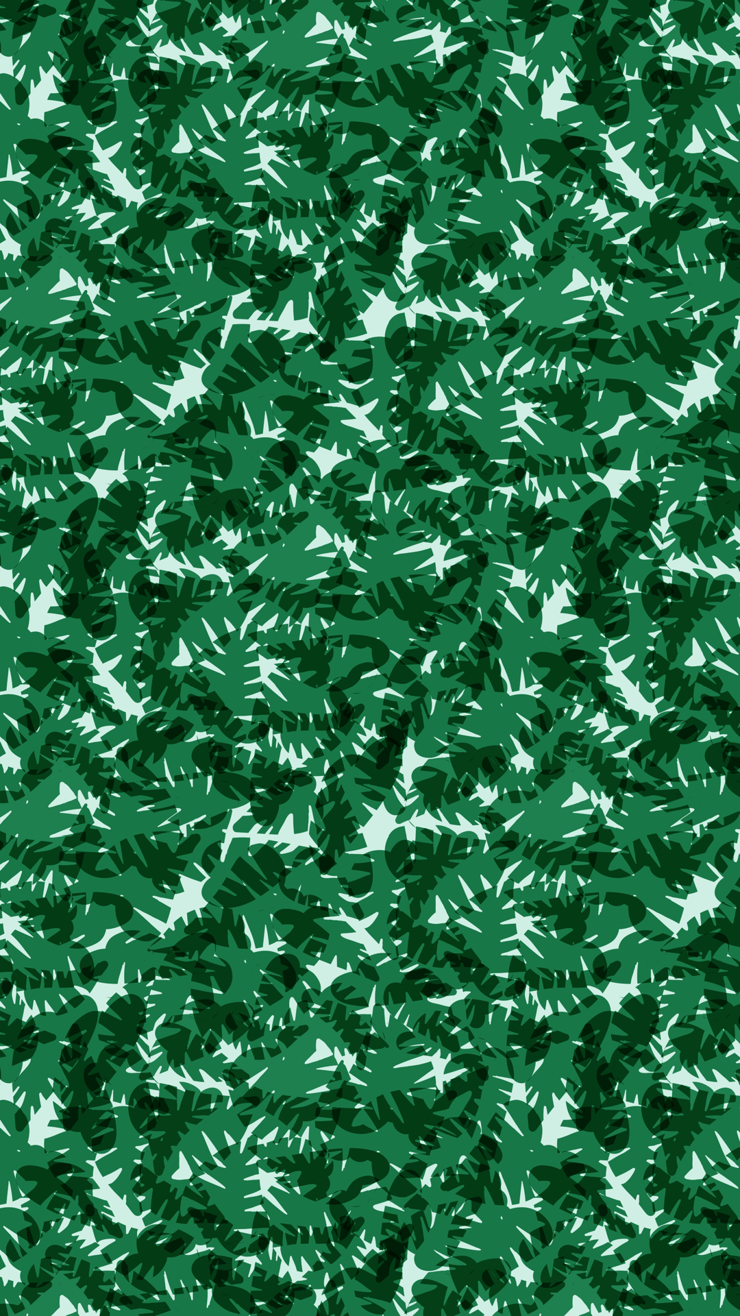 Green leaf seamless pattern, Still Standing coordinate surface pattern design for licensing