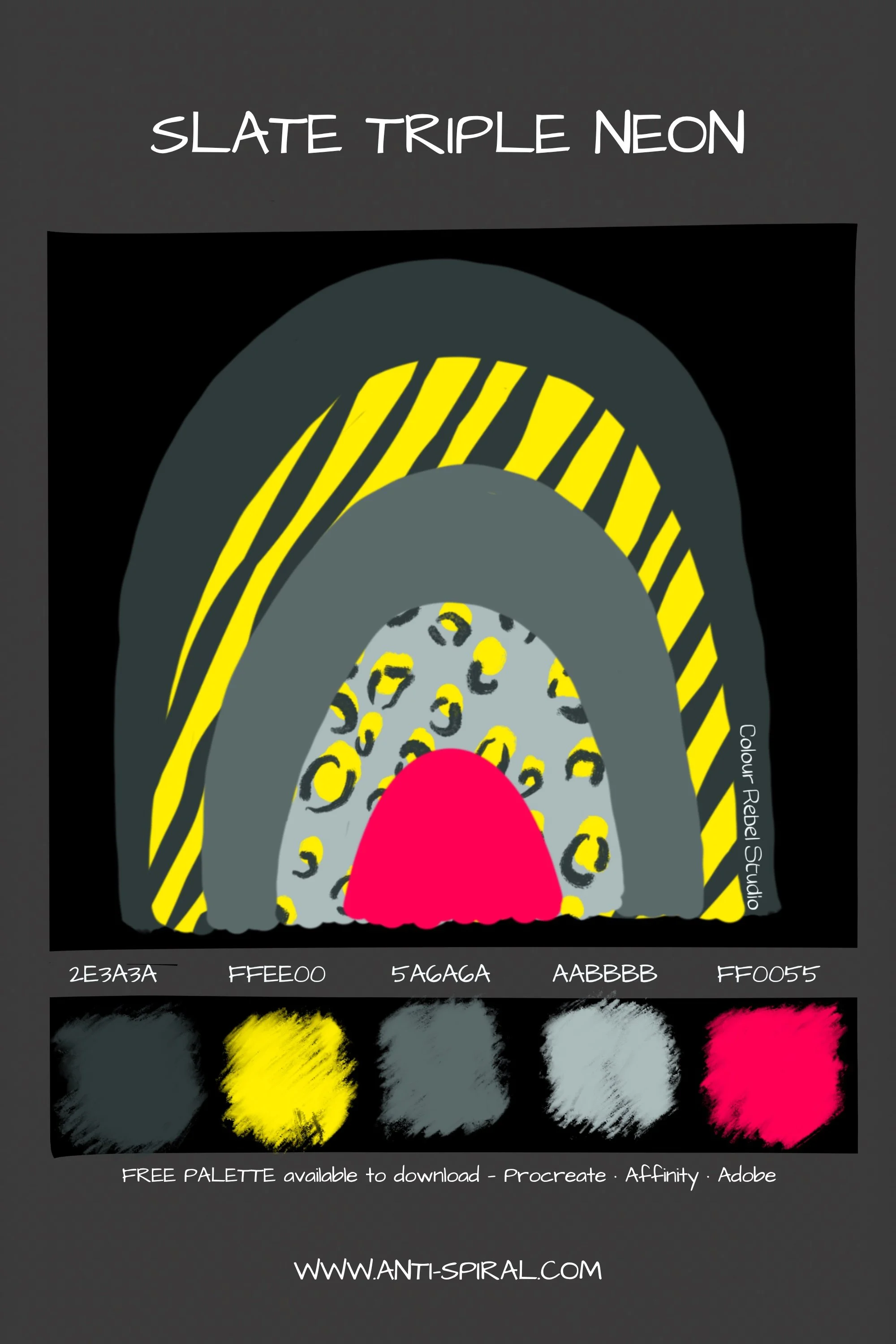 colour-palette-Slate-Triple-Neon-maximalist-brights-complementary-colour-rebel-studio.jpg