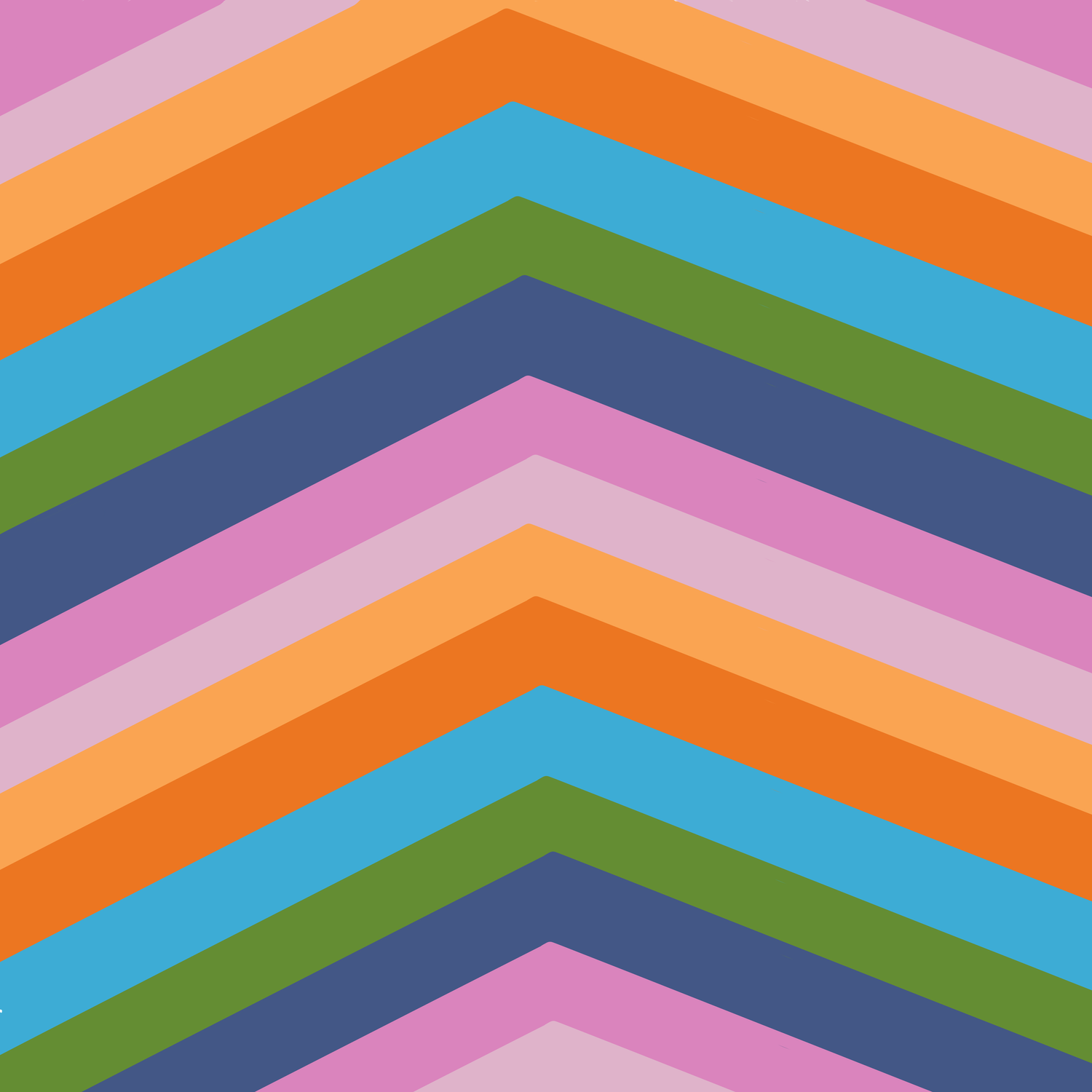 Bold rainbow chevron blender pattern, Hopes and Dreams collection surface pattern design for licensing