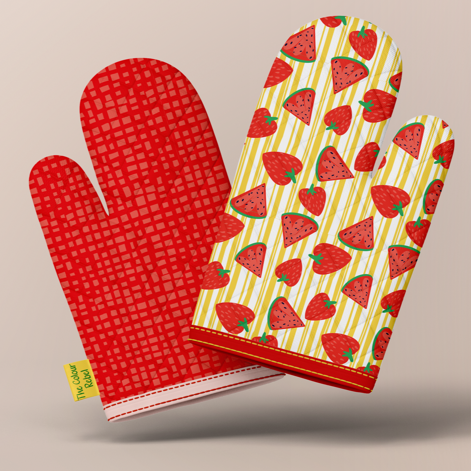 Strawberry and Red Oven Gloves.png