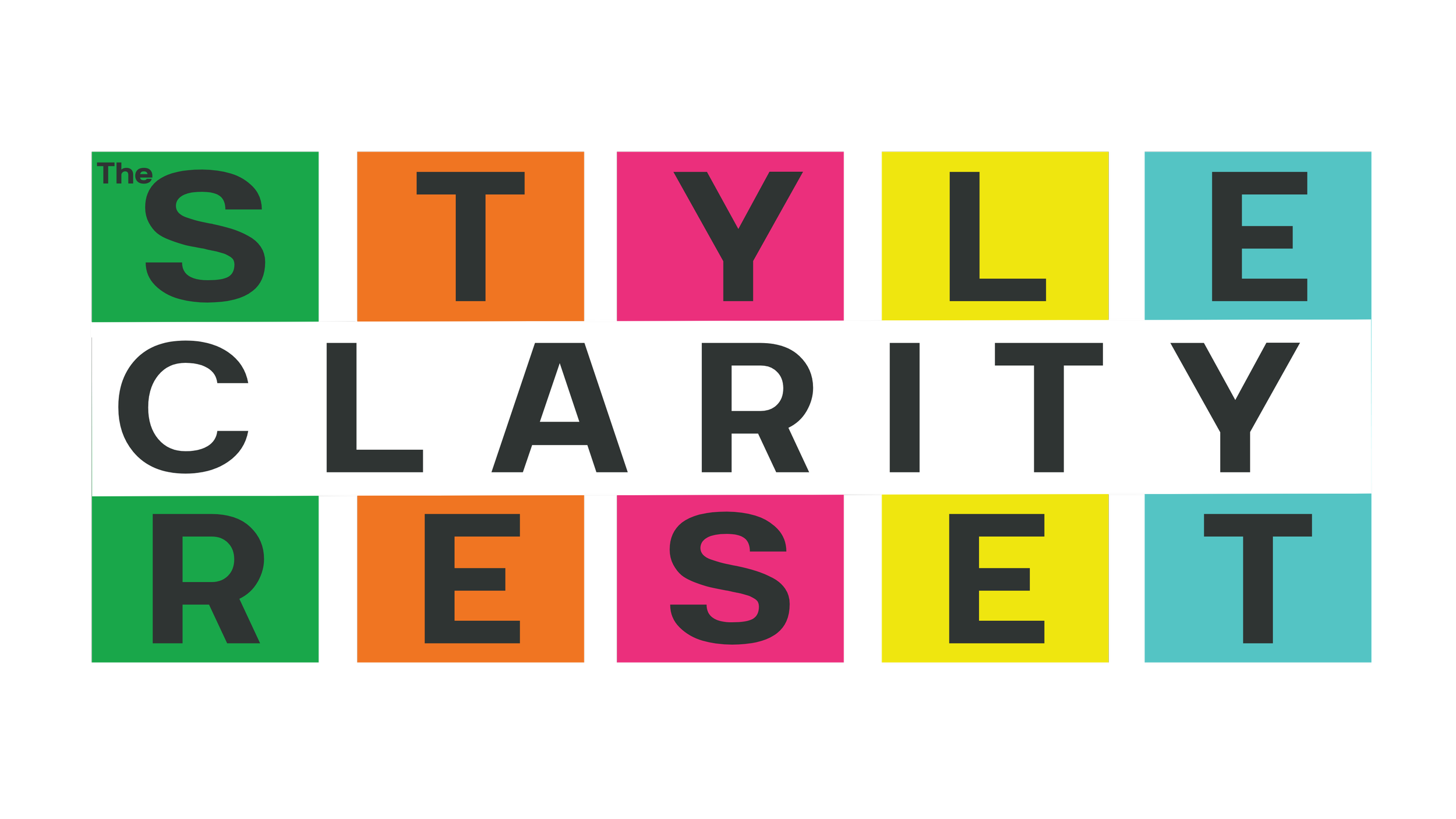 Style Clarity Reset personal style system logo for understanding what suits you and building a clear wardrobe