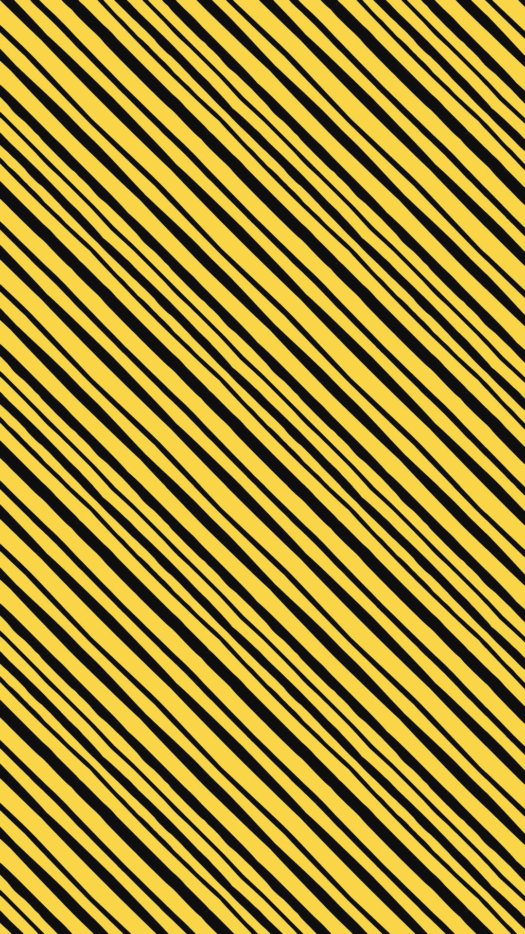 Yellow and black diagonal stripe pattern, Still Standing coordinate surface pattern design for licensing
