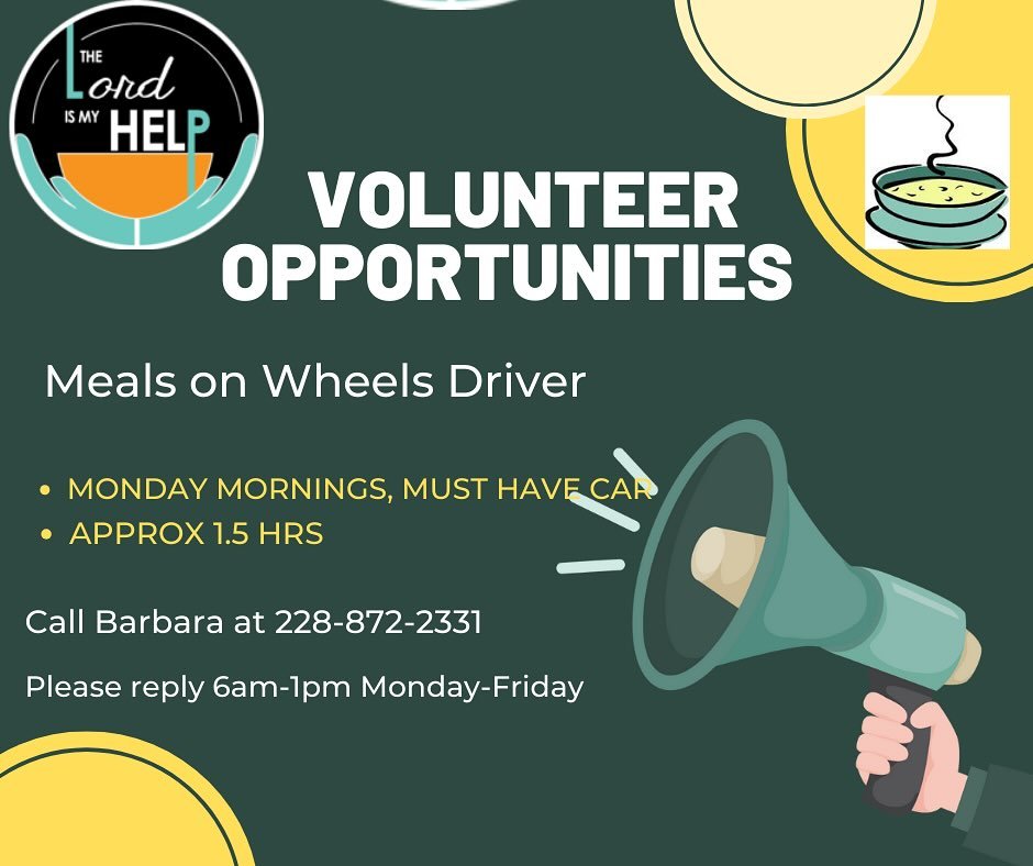 If you&rsquo;ve been looking for a way to get involved at The Lord is my Help this your chance!