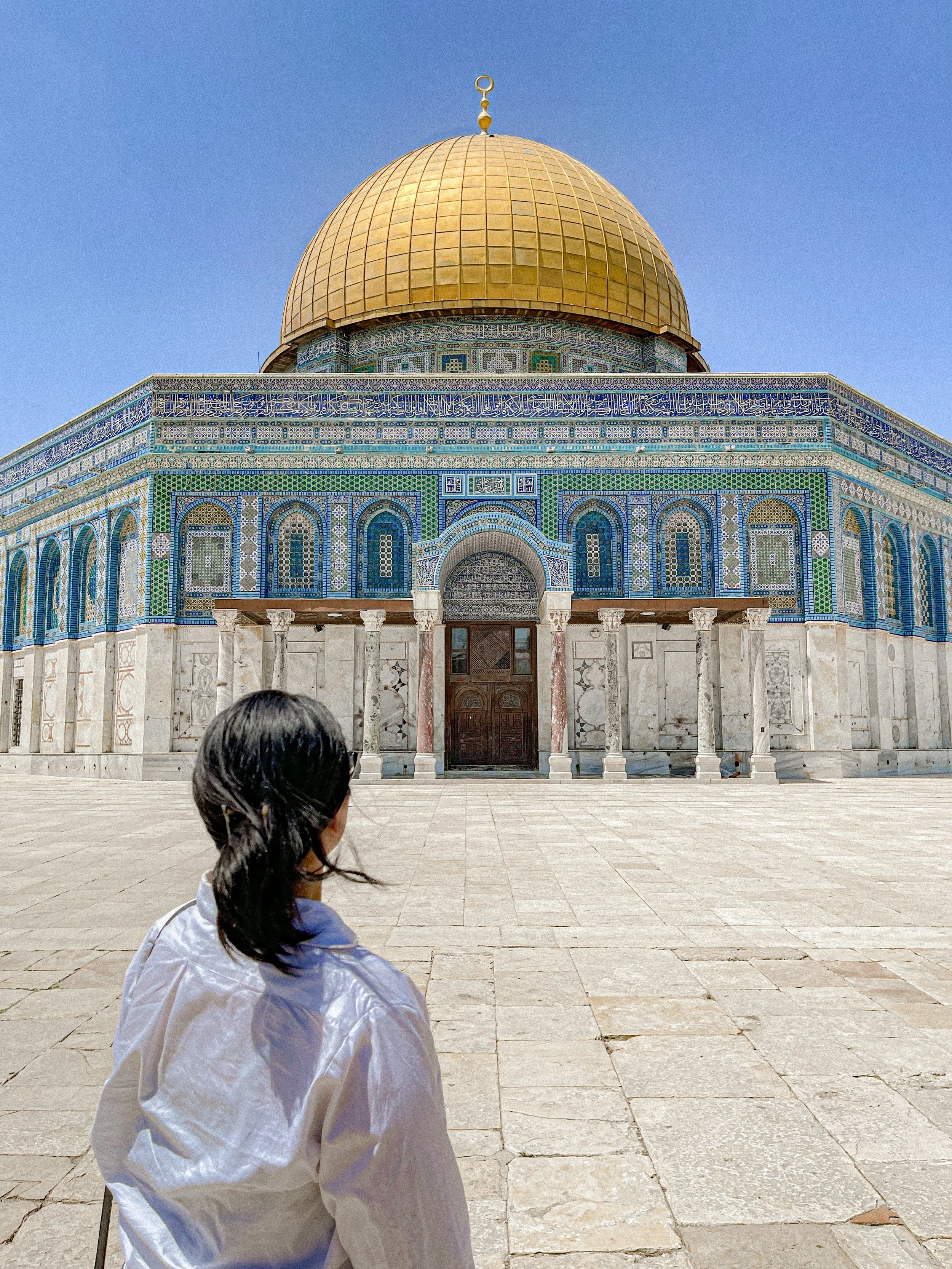 visiting the dome of the rock, temple mount