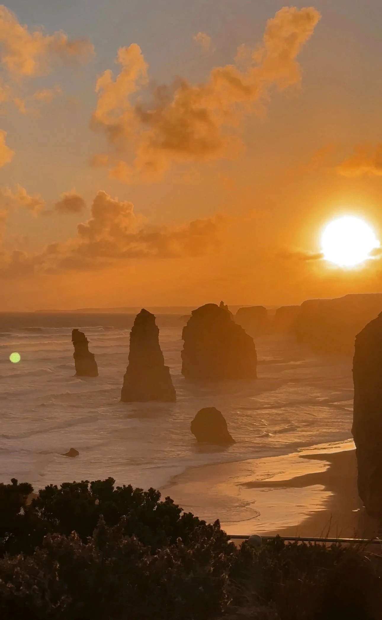sunset, the twelve apostles