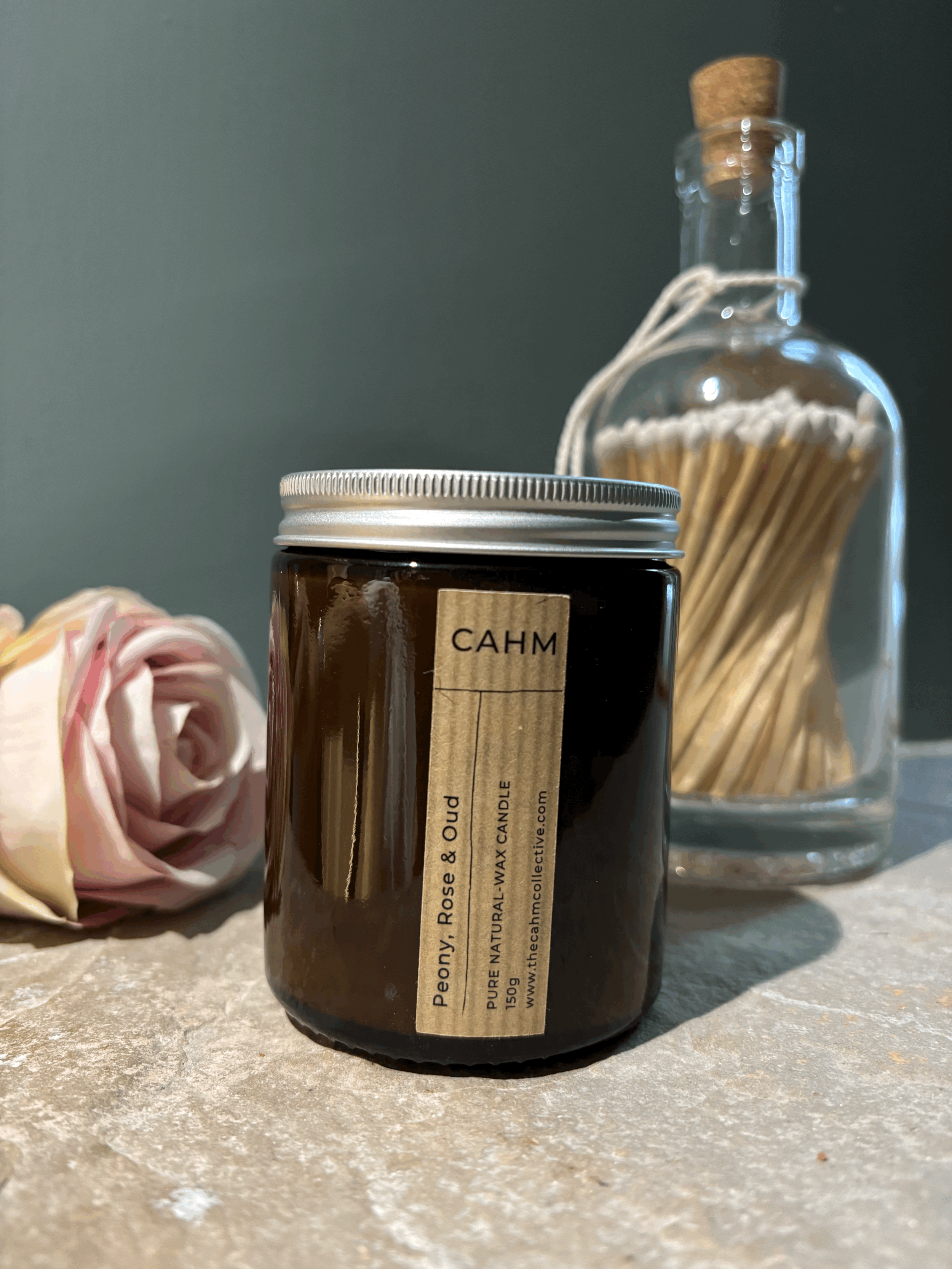 CAHM | Peony, Rose & Oud Candle