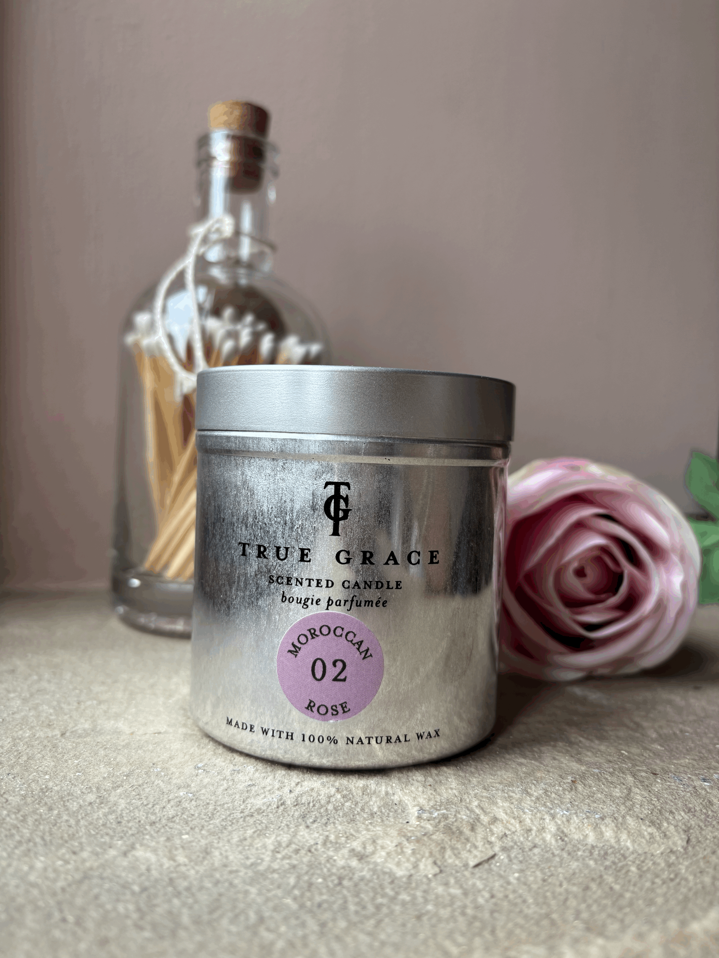True Grace | Moroccan Rose Candle