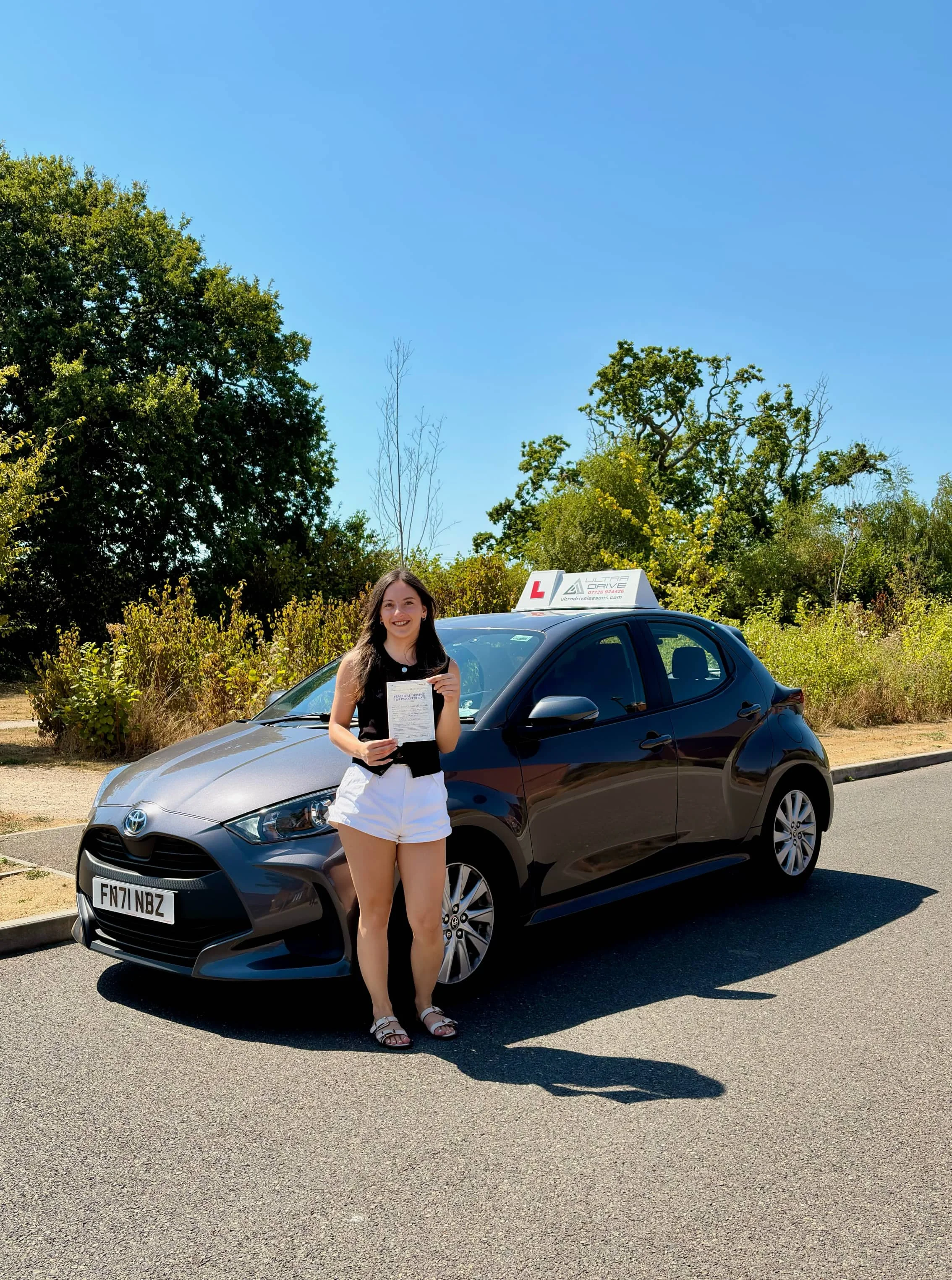 crawley first time driving text pass
