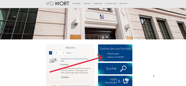 VG Wort Login finden ️👉 Schnell-Route 🌐 zur Eingabemaske