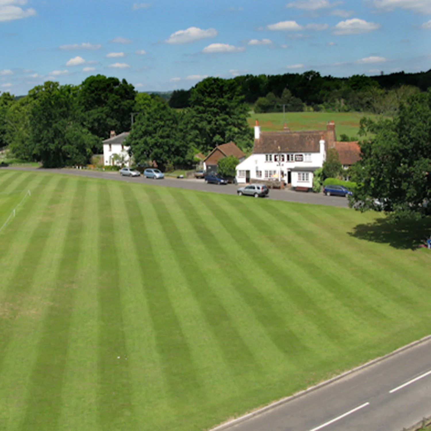 Tilford Green drone shot