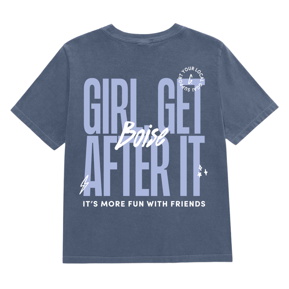 Boise Members-Only Tee — Vintage Navy