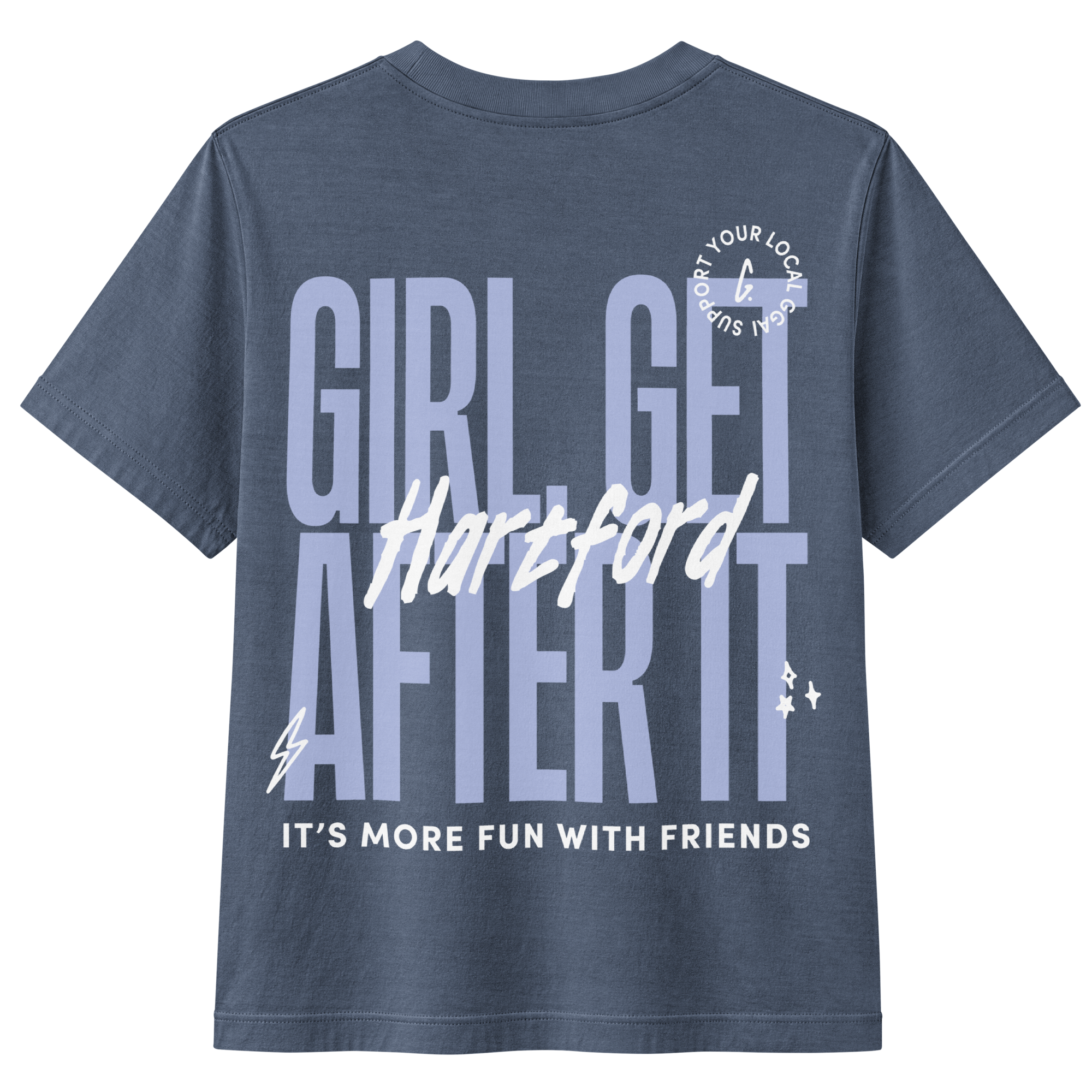 Hartford Members-Only Tee — Vintage Navy
