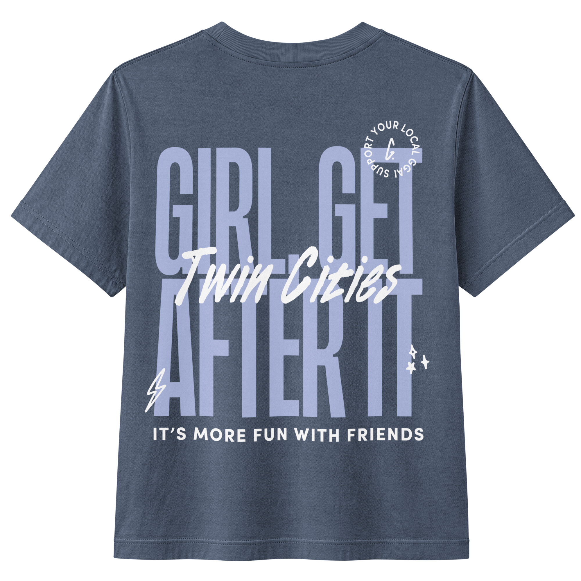 Twin Cities Members-Only Tee — Vintage Navy