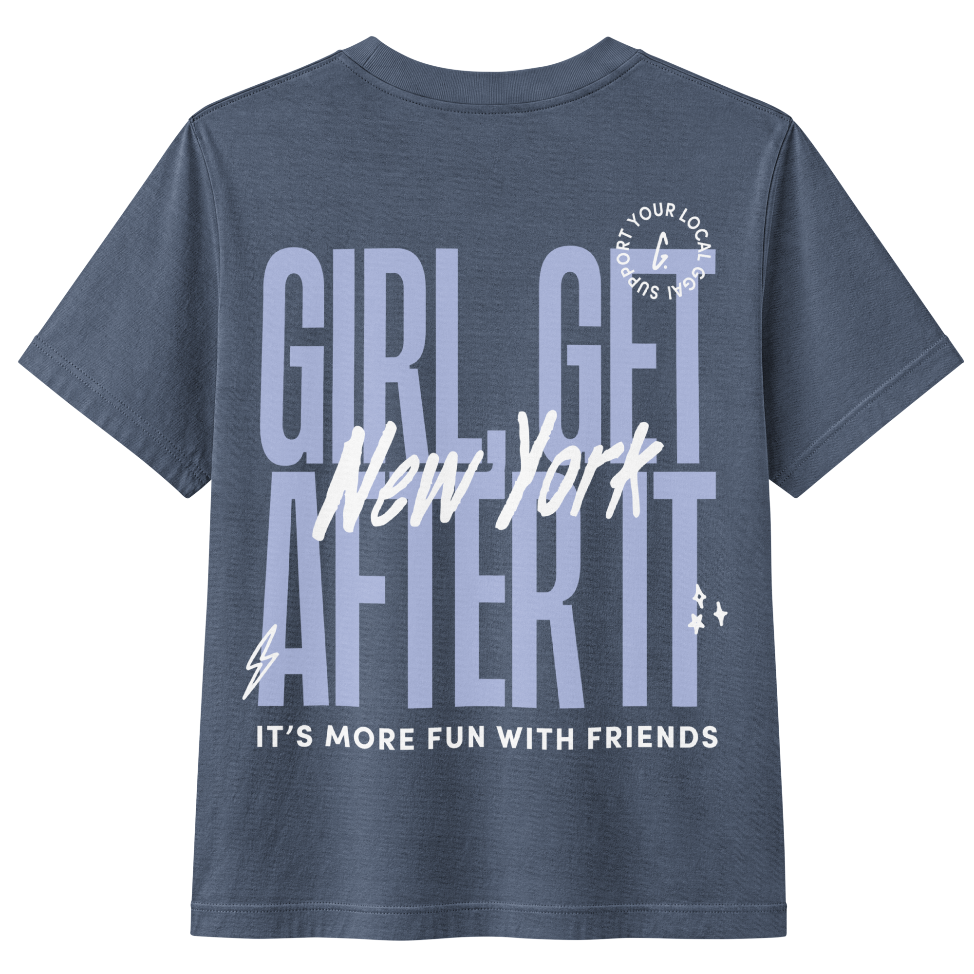NYC Members-Only Tee — Vintage Navy