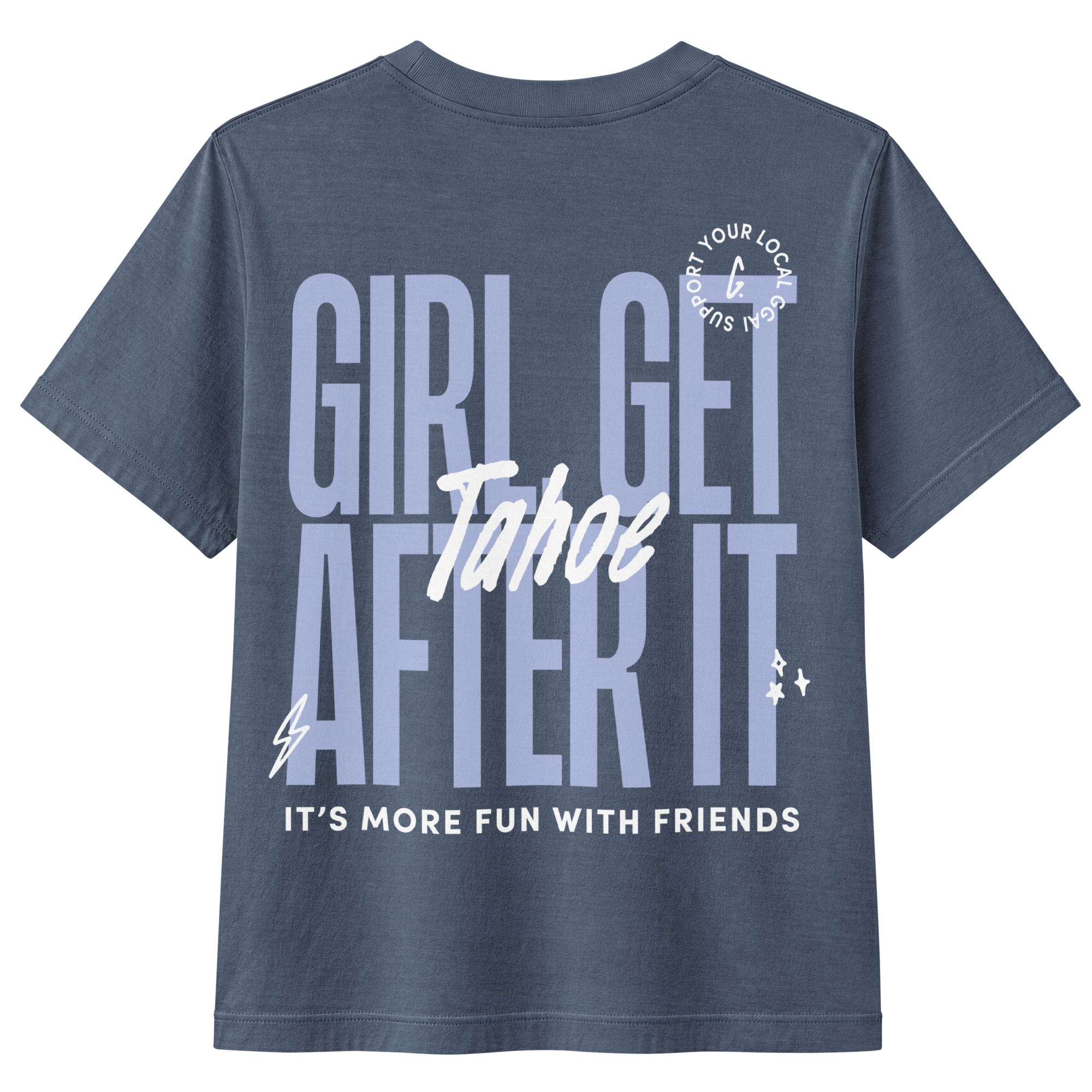 Tahoe Members-Only Tee — Vintage Navy