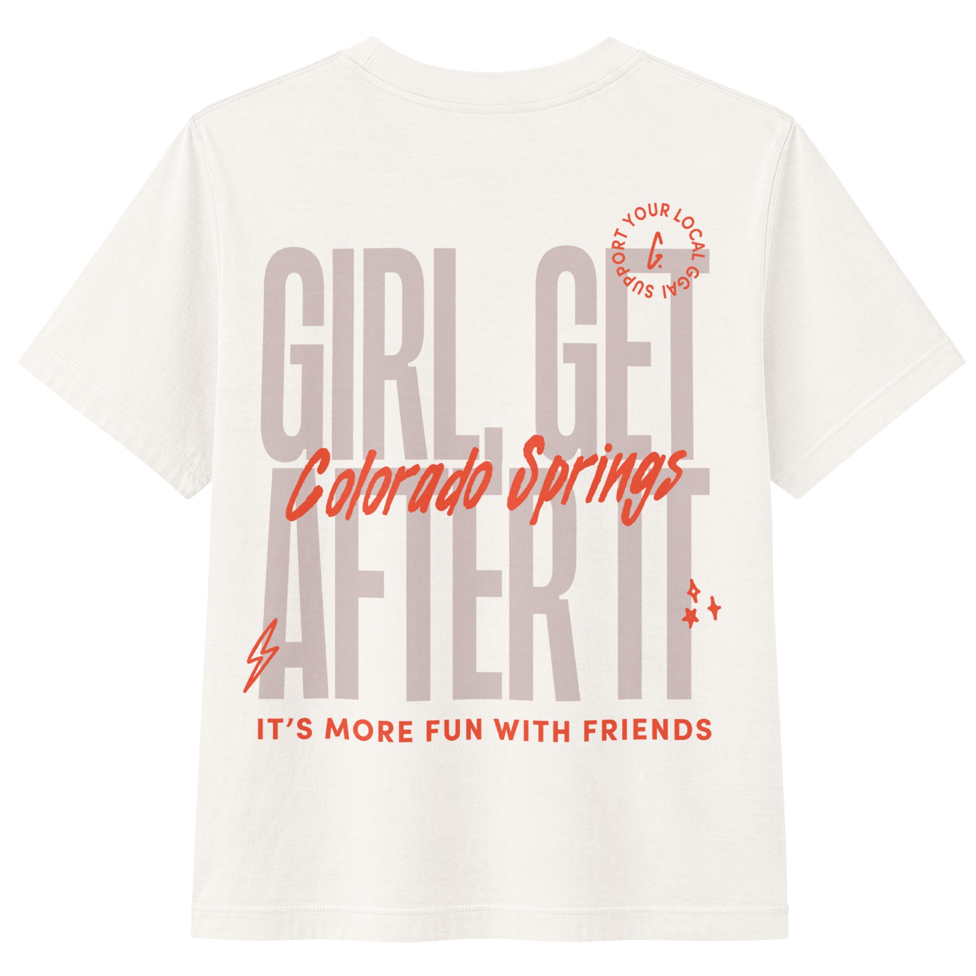 Colorado Springs Members-Only Tee — Vintage White