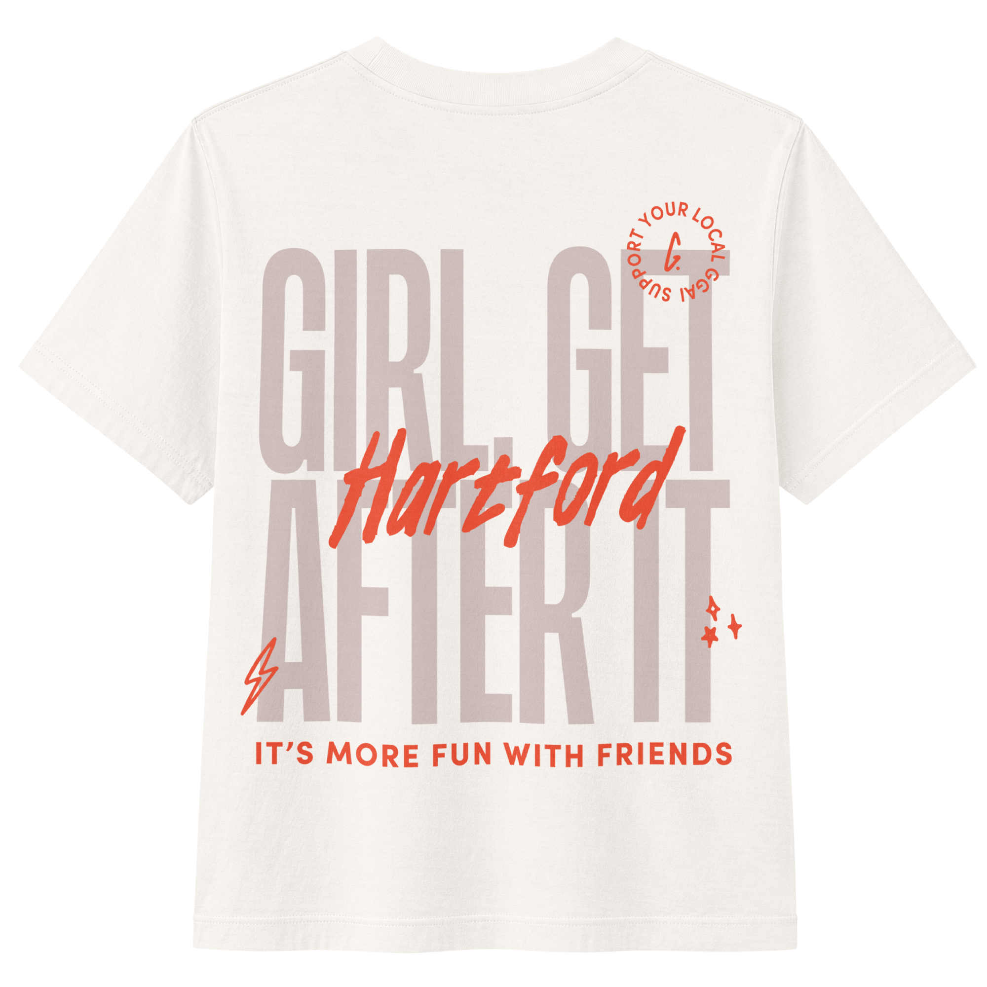 Hartford Members-Only Tee — Vintage White