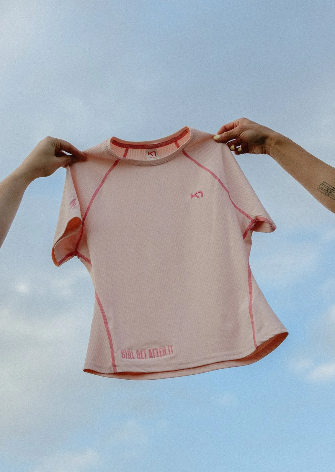 GGAI x Kari Traa Linnea Tee - Pink