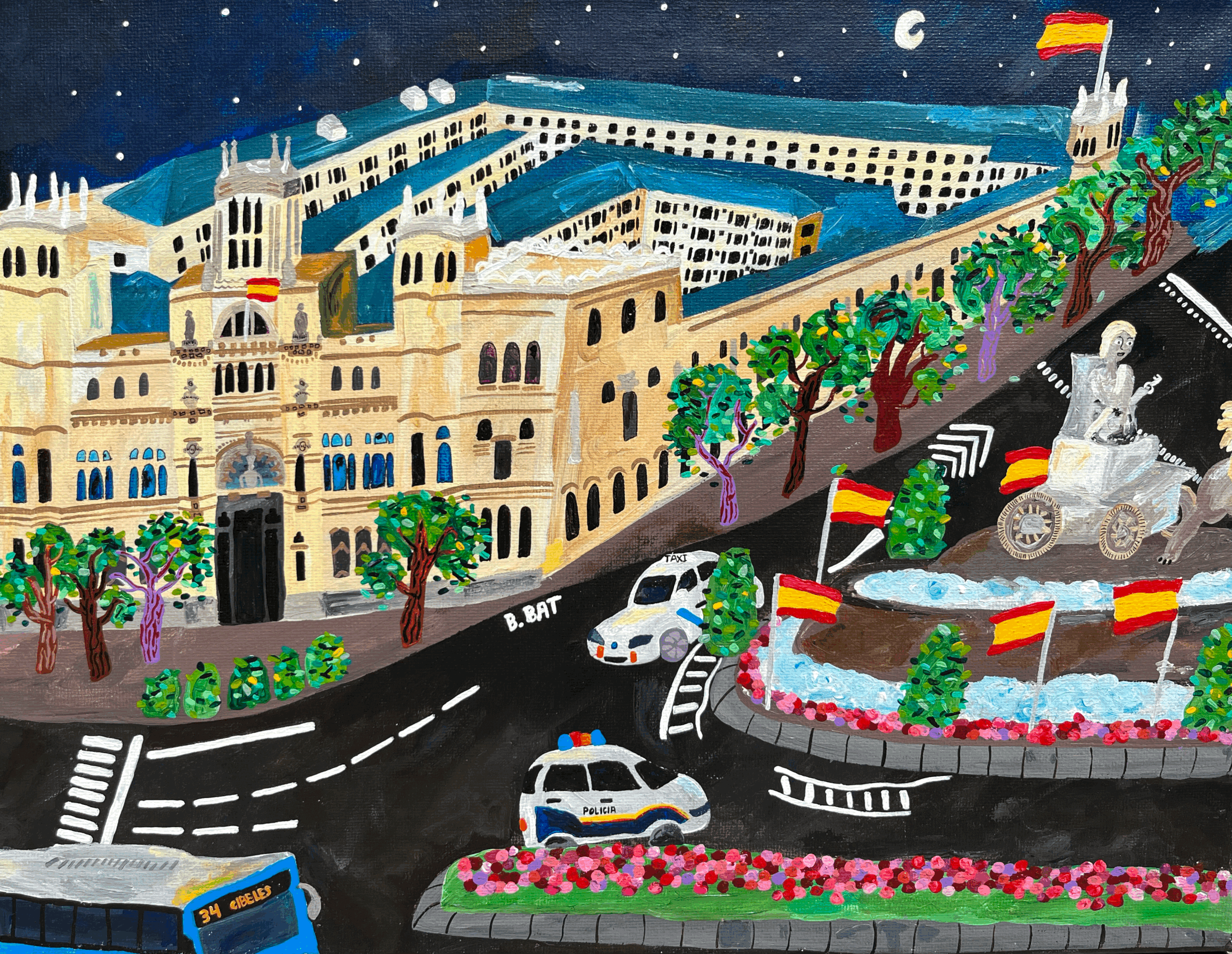 Cibeles at night (2021-2023)