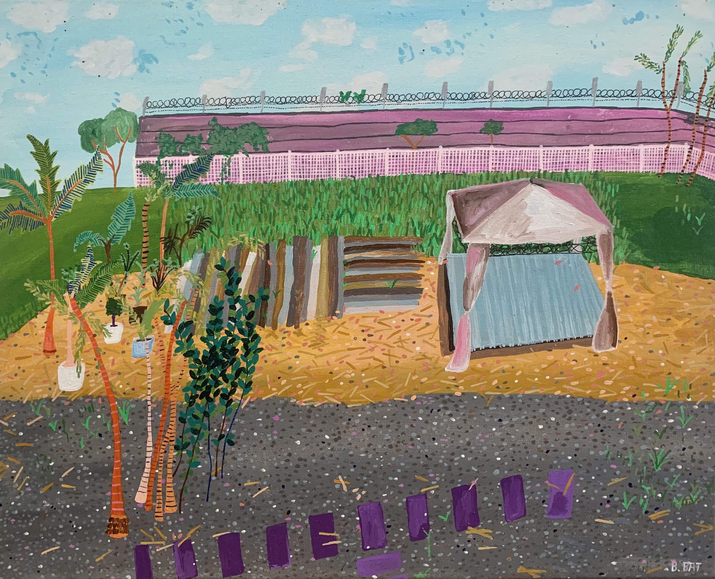 View from the kitchen window (2020)