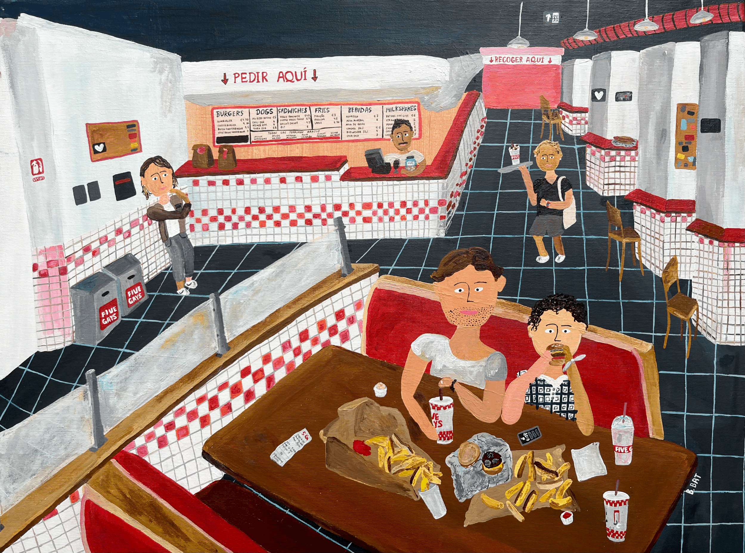 Five guys in Five Guys (2023)