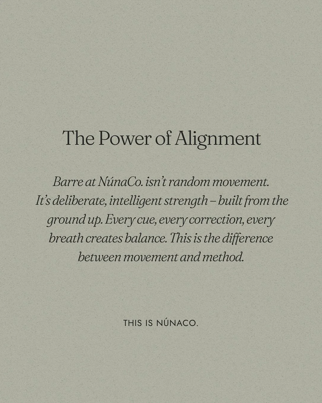This is Barre: precise, powerful, present.
Every cue designed to align, every moment grounded in care. At N&uacute;naCo. we don&rsquo;t just move &mdash; we teach, we connect, we grow stronger together.
