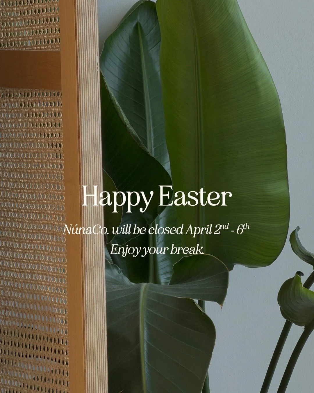 We&rsquo;ll be closed April 2nd&ndash;6th.
Use these days to rest, reset, and reconnect💫